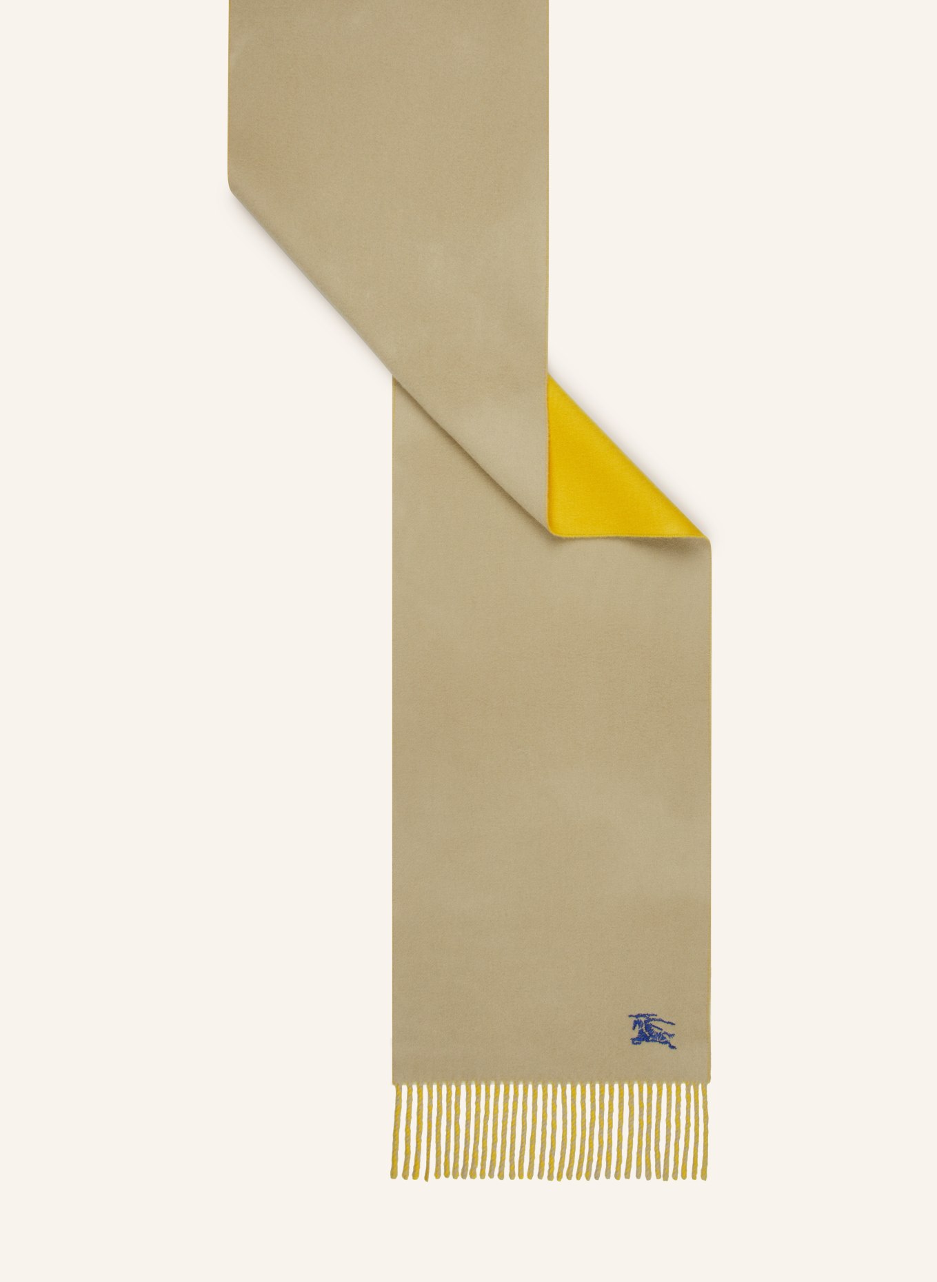 BURBERRY Cashmere-Schal, Farbe: BEIGE/ GELB (Bild 2)