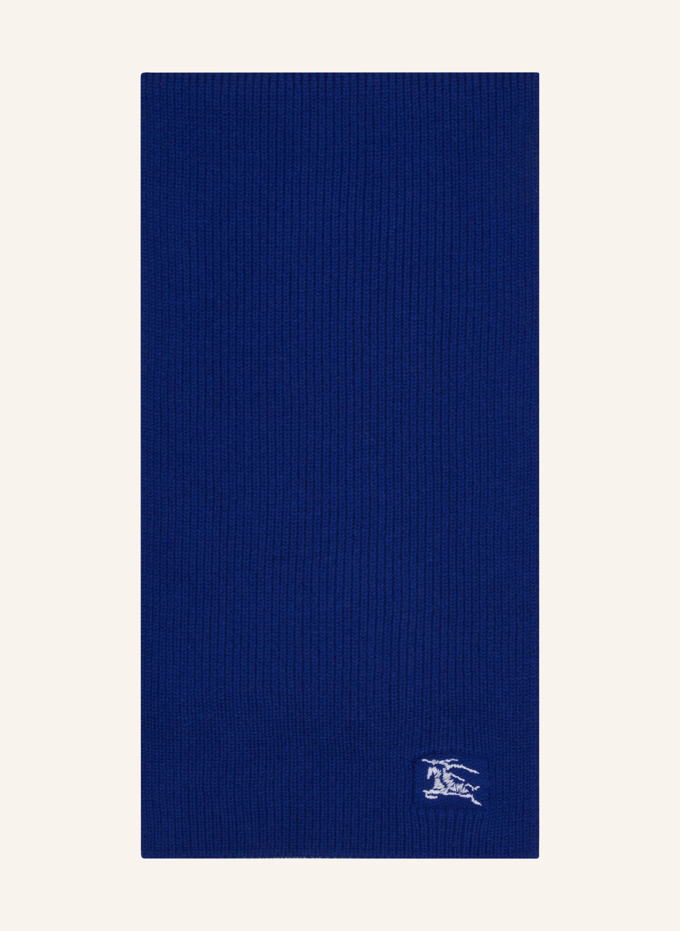 BURBERRY Cashmere scarf, Color: BLUE (Image 1)