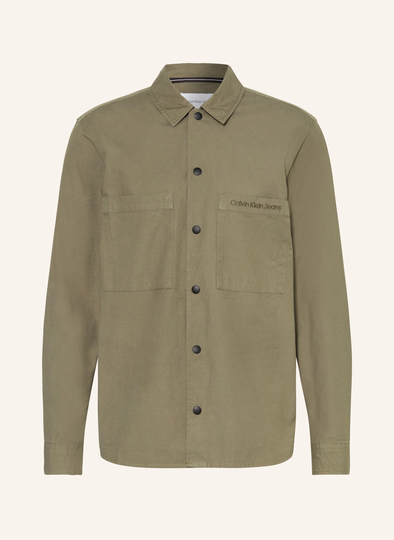 Calvin Klein Jeans Shirt relaxed fit, Color: OLIVE (Image 1)