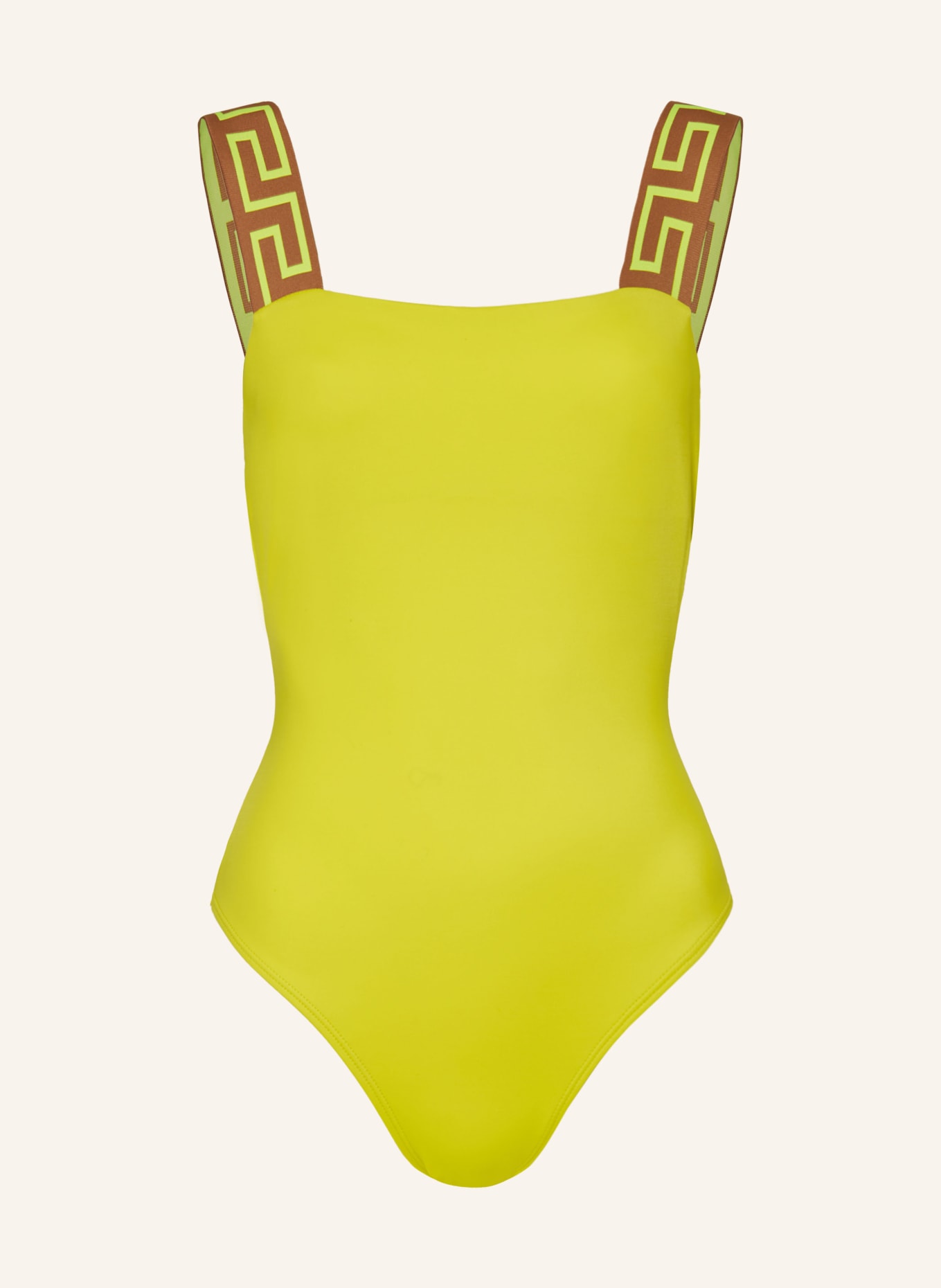 VERSACE Badeanzug, Farbe: GELB/ CAMEL/ NEONGELB (Bild 1)