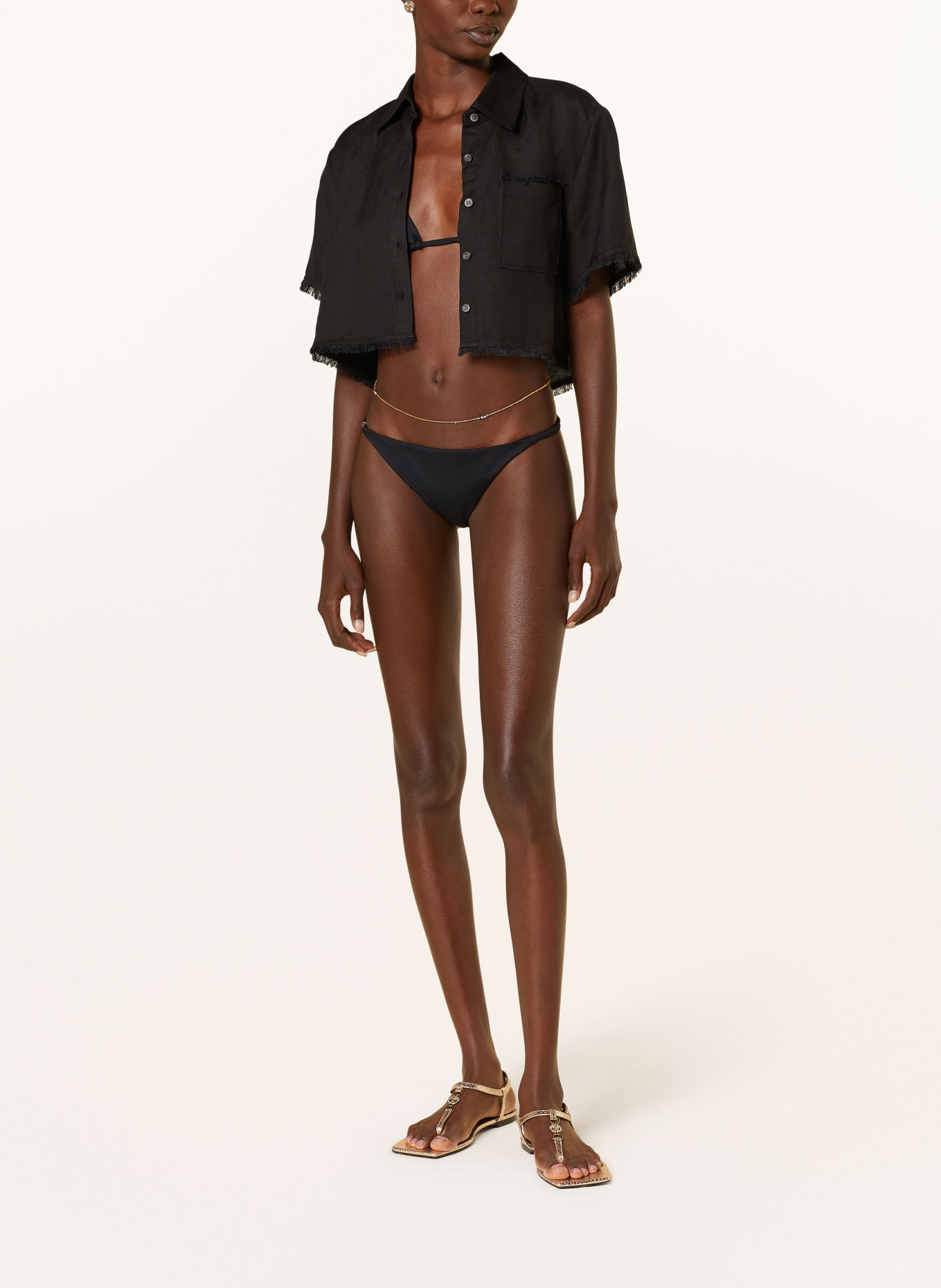 VERSACE Triangel-Bikini-Hose, Farbe: SCHWARZ (Bild 2)