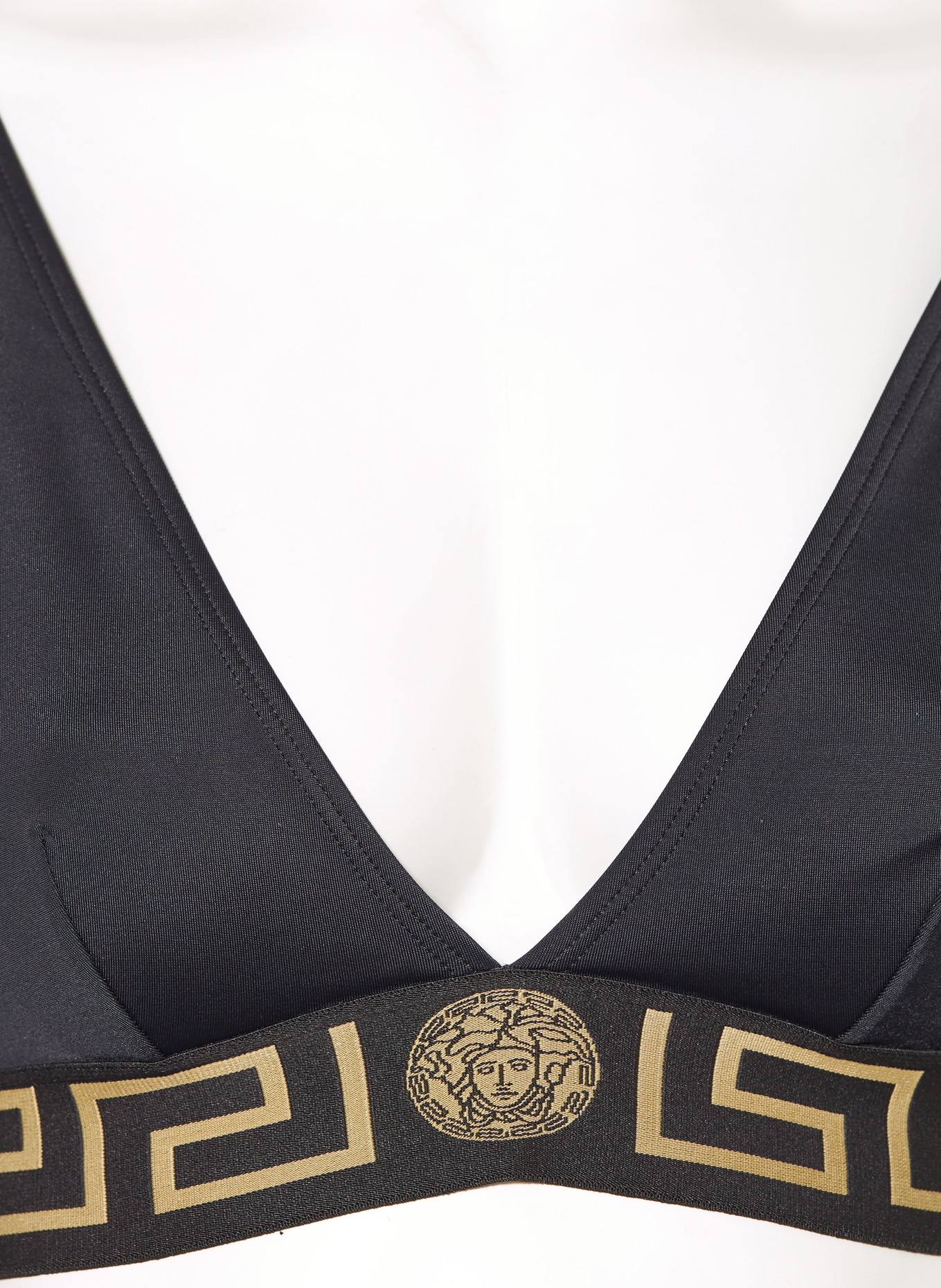 VERSACE Bralette-Bikini-Top, Farbe: SCHWARZ/ GOLD (Bild 4)
