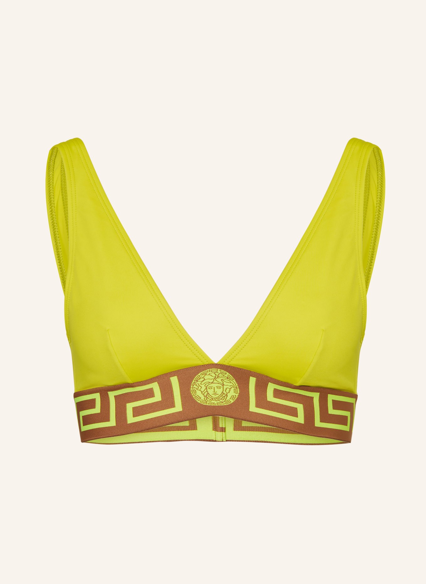 VERSACE Bralette-Bikini-Top, Farbe: GELB/ CAMEL/ NEONGELB (Bild 1)