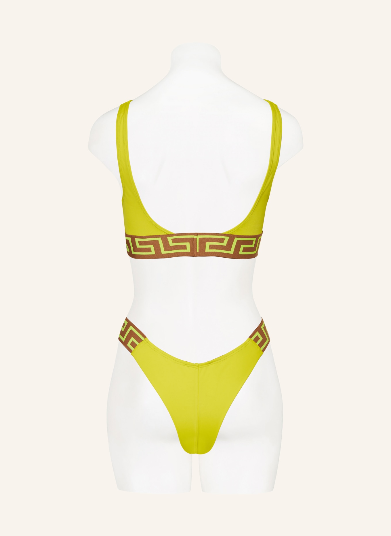 VERSACE Bralette-Bikini-Top, Farbe: GELB/ CAMEL/ NEONGELB (Bild 3)
