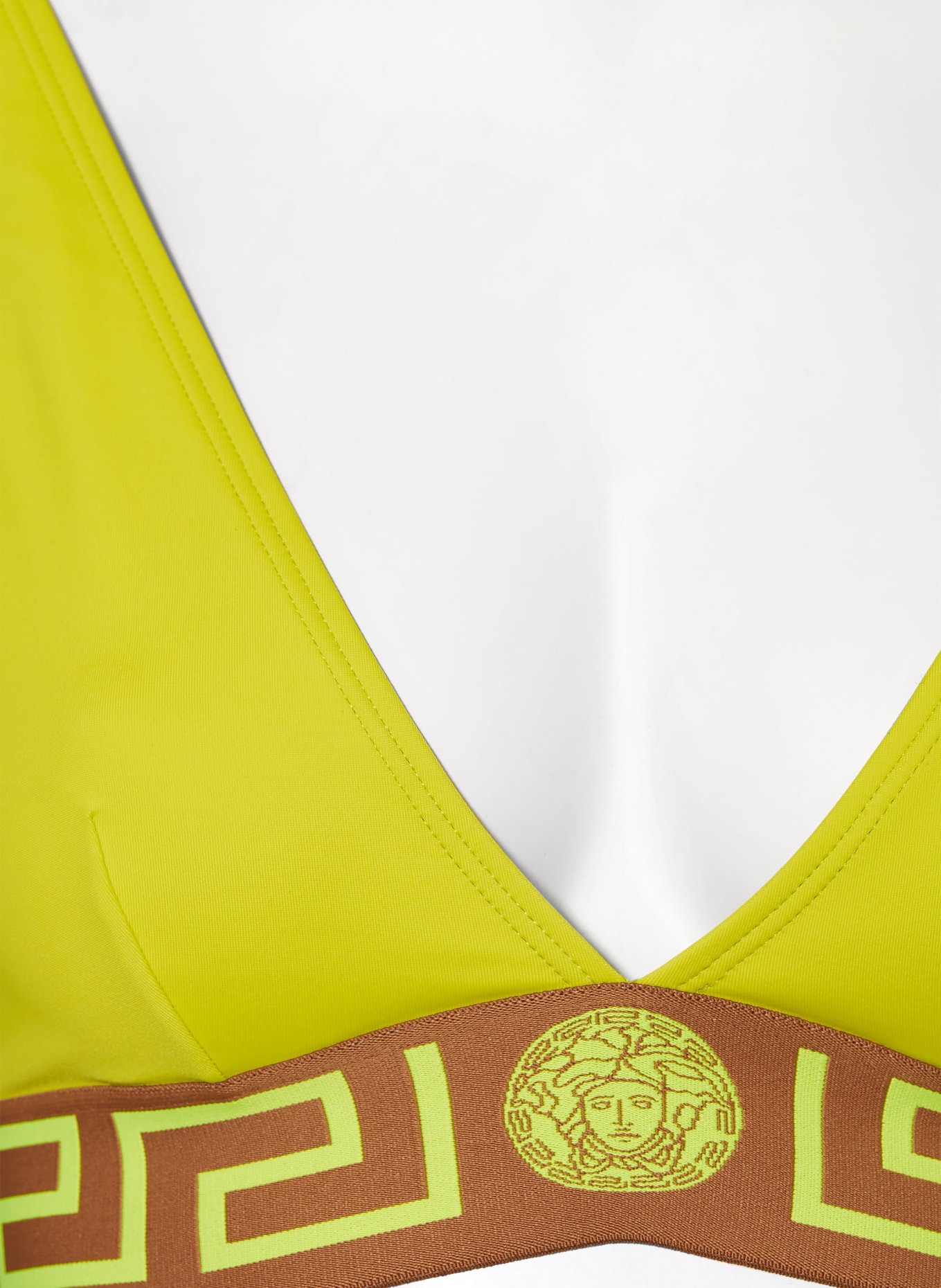 VERSACE Bralette-Bikini-Top, Farbe: GELB/ CAMEL/ NEONGELB (Bild 4)