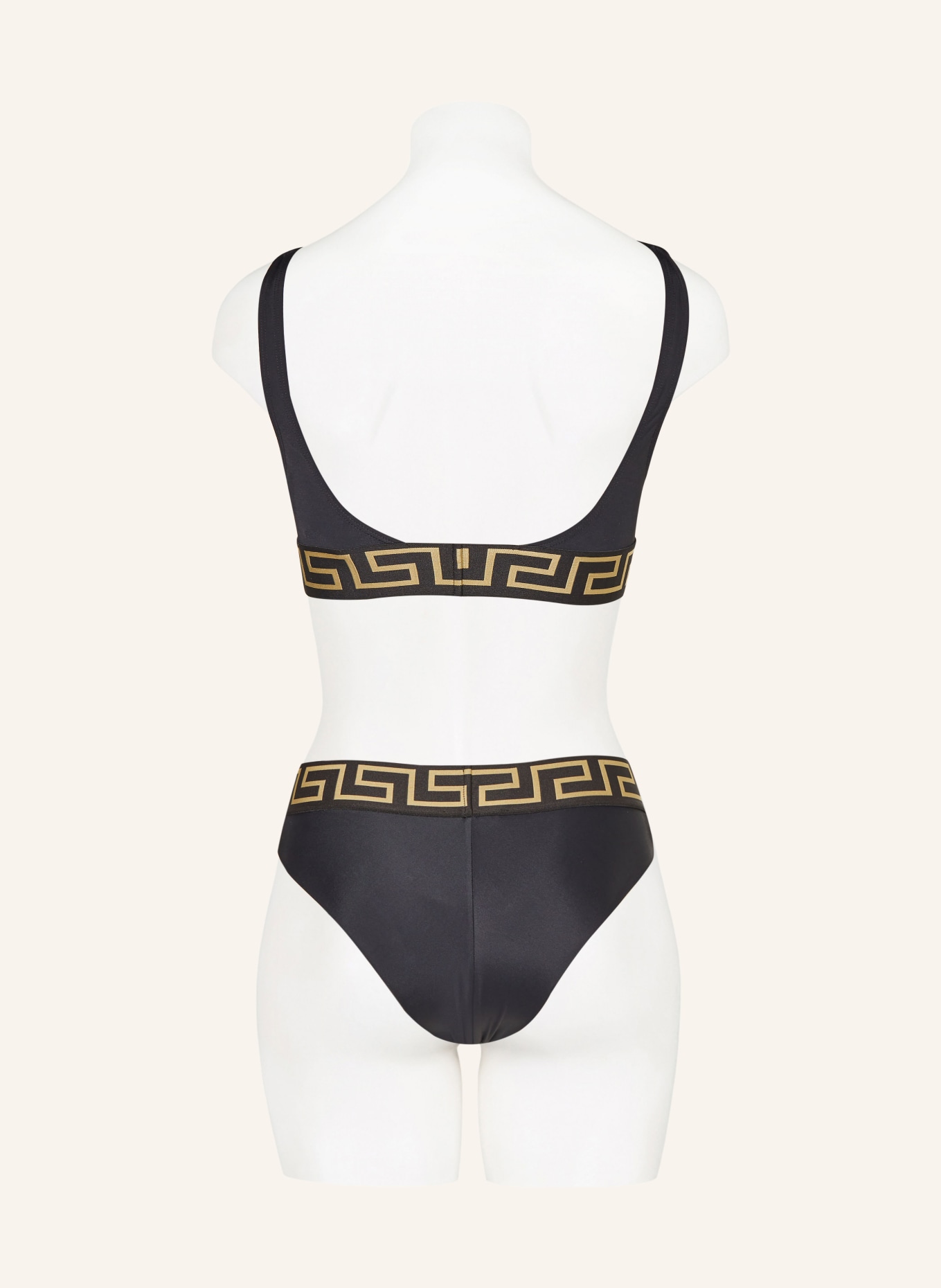 VERSACE Basic-Bikini-Hose, Farbe: SCHWARZ/ GOLD (Bild 3)