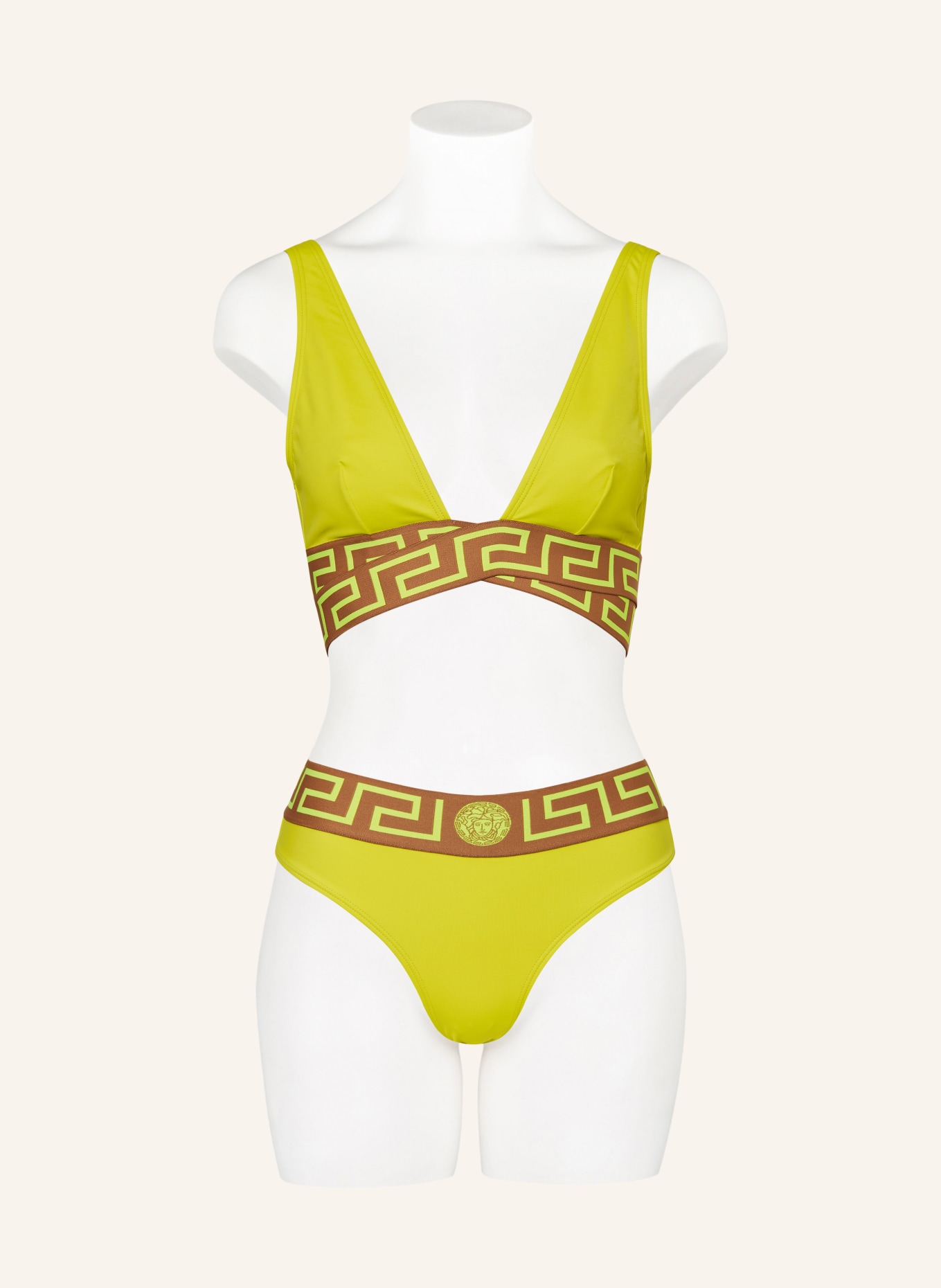 VERSACE Basic-Bikini-Hose, Farbe: GELB/ CAMEL/ NEONGELB (Bild 2)
