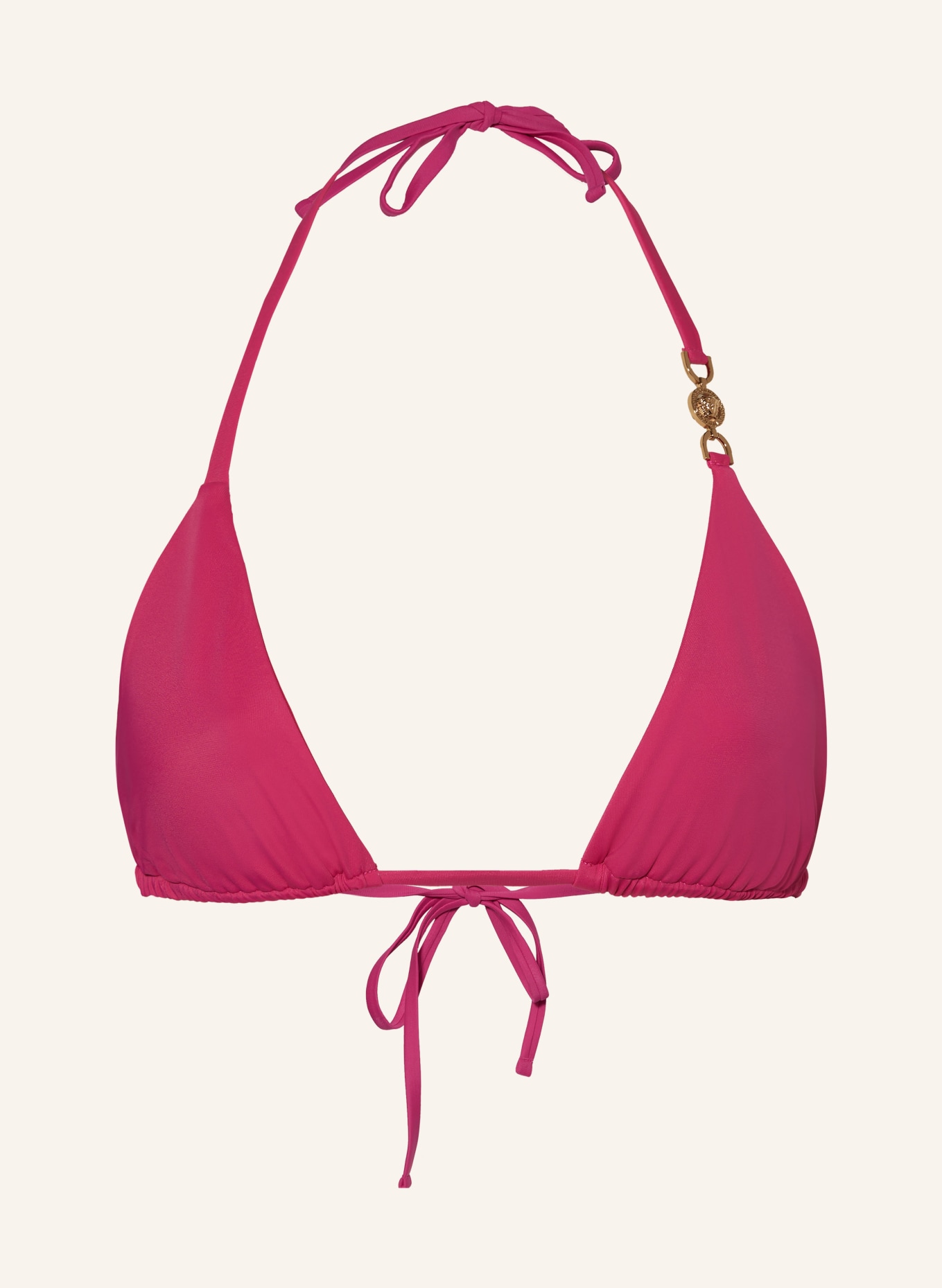 VERSACE Triangle bikini top, Color: PINK (Image 1)