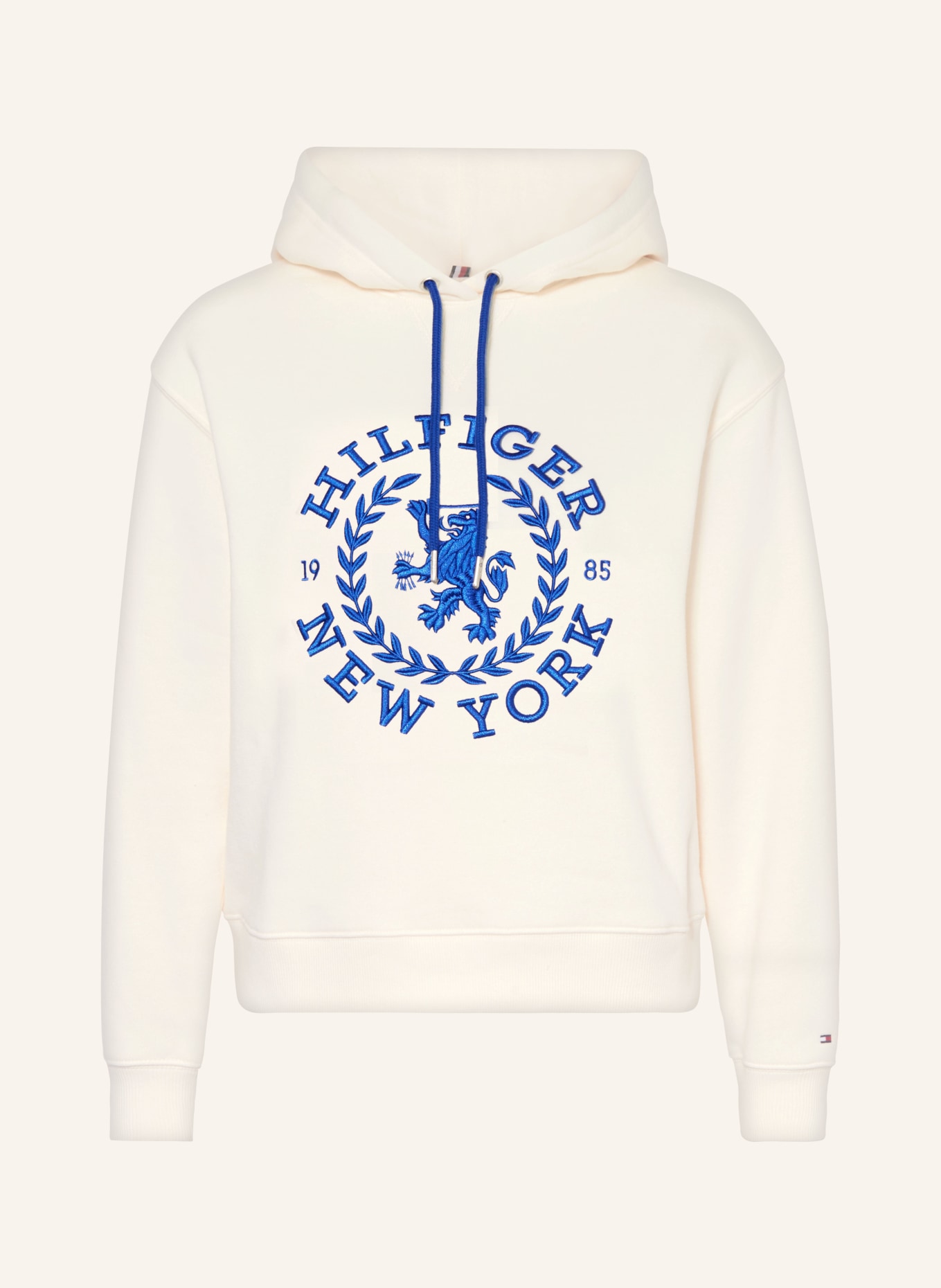 TOMMY HILFIGER Hoodie, Color: WHITE/ BLUE (Image 1)