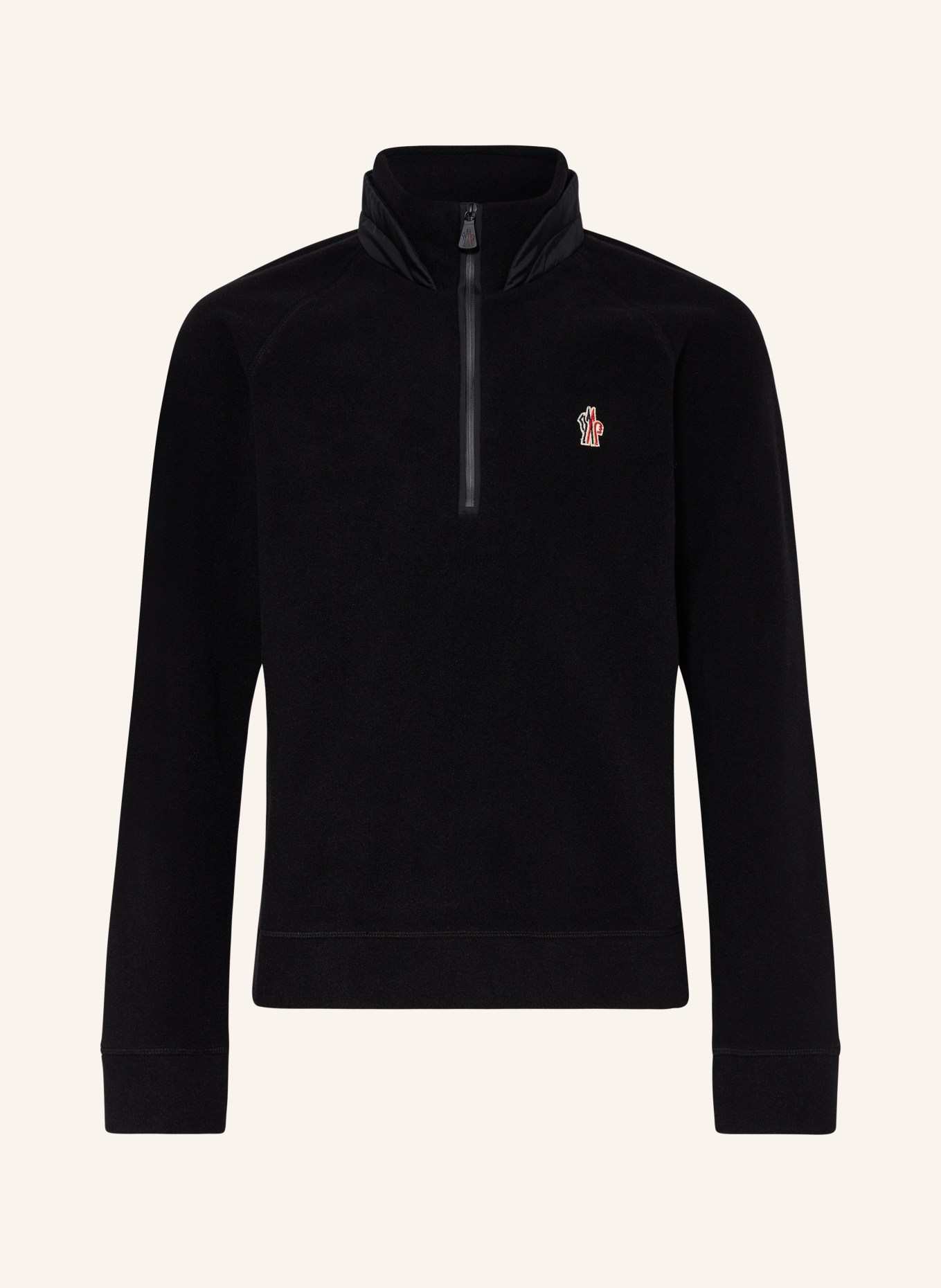 MONCLER enfant Fleece-Troyer: SCHWARZ