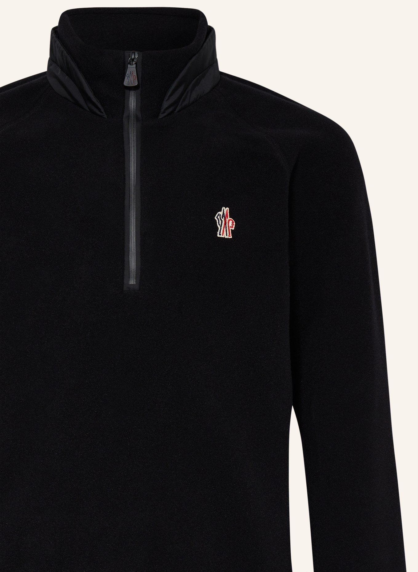 MONCLER enfant Fleece-Troyer: SCHWARZ