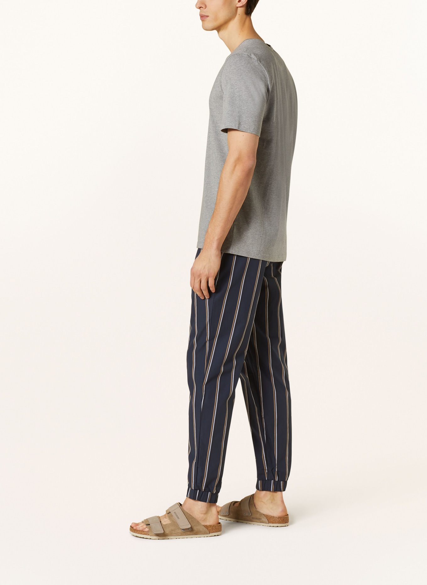BOSS Spodnie od piżamy EASY, Kolor: GRANATOWY/ JASNONIEBIESKI/ JASNOBRĄZOWY (Obrazek 4)