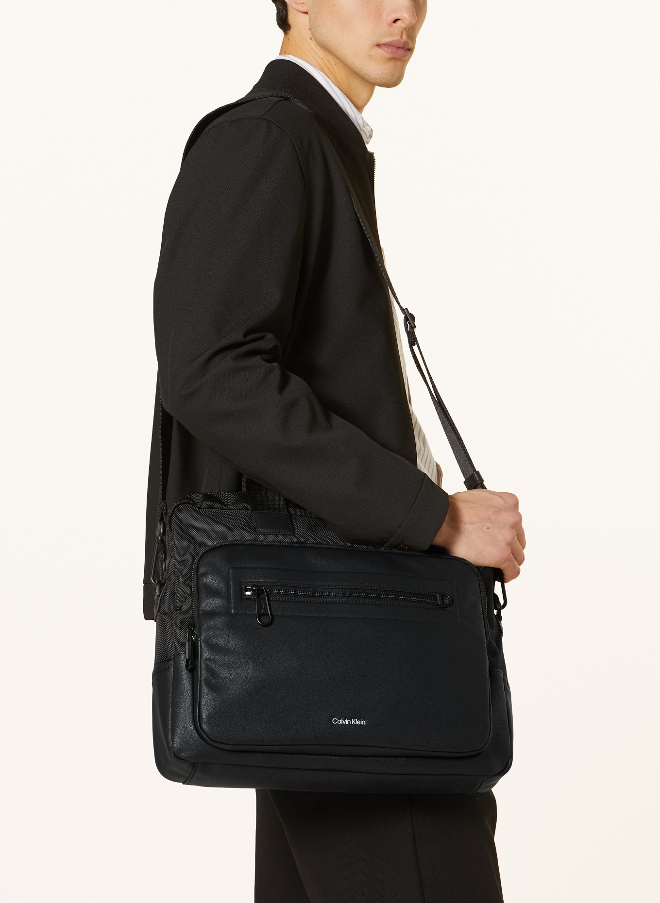 Calvin Klein Laptop-Tasche, Farbe: SCHWARZ (Bild 4)