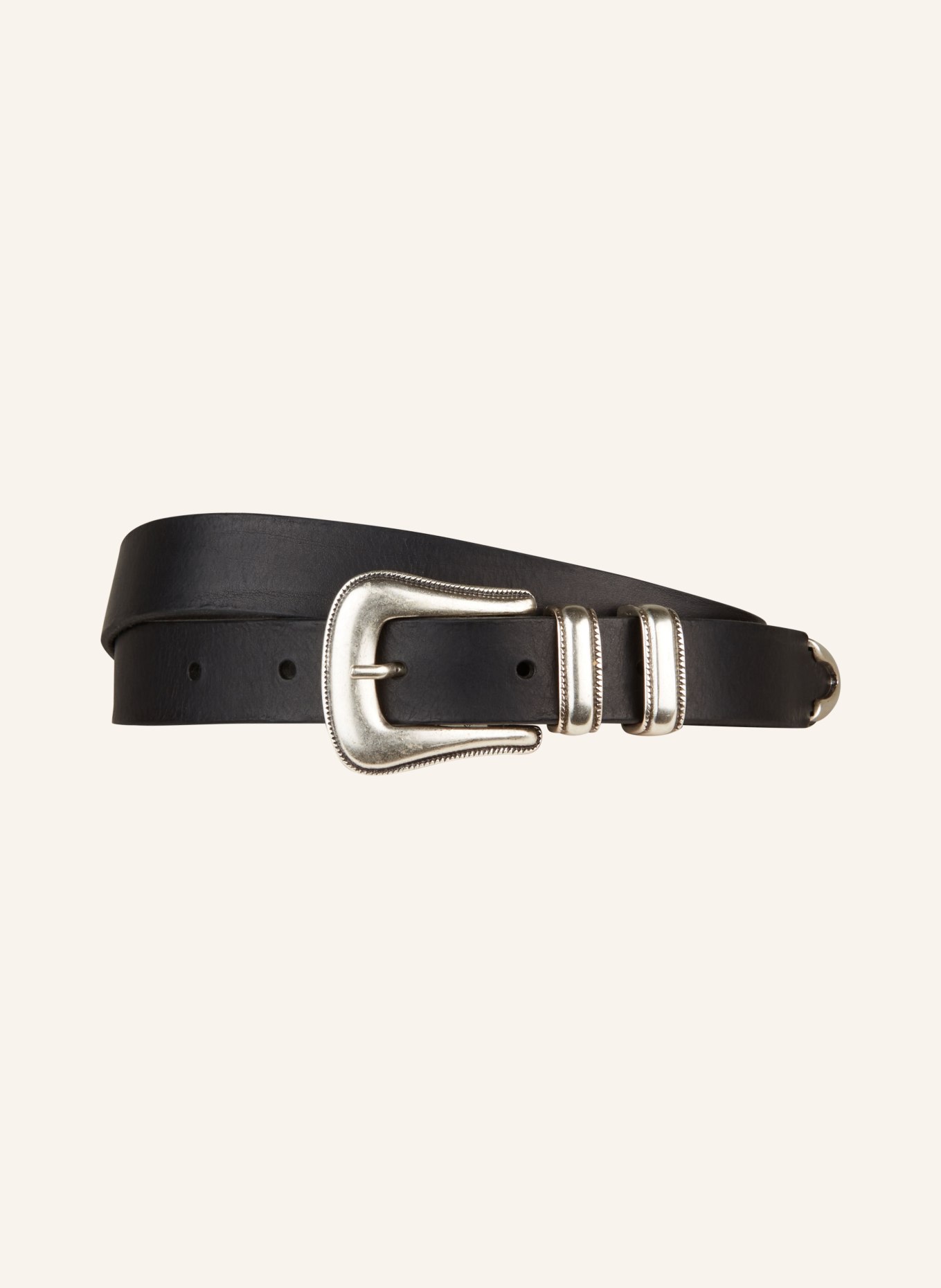 Nudie Jeans Leather belt, Color: BLACK (Image 1)