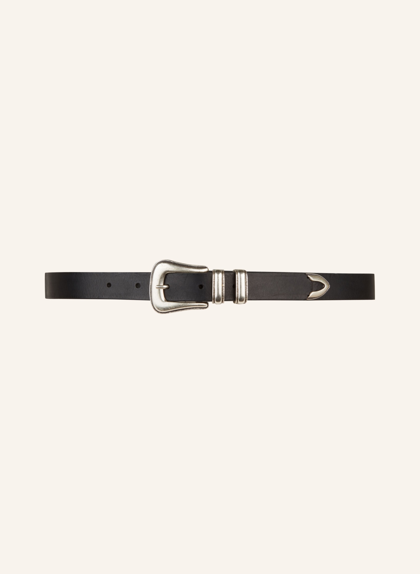 Nudie Jeans Leather belt, Color: BLACK (Image 2)