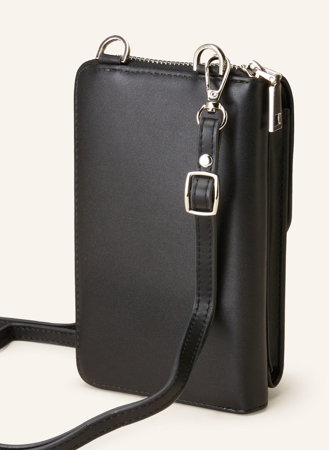 SEIDENFELT Smartphone bag SANNA, Color: BLACK (Image 2)