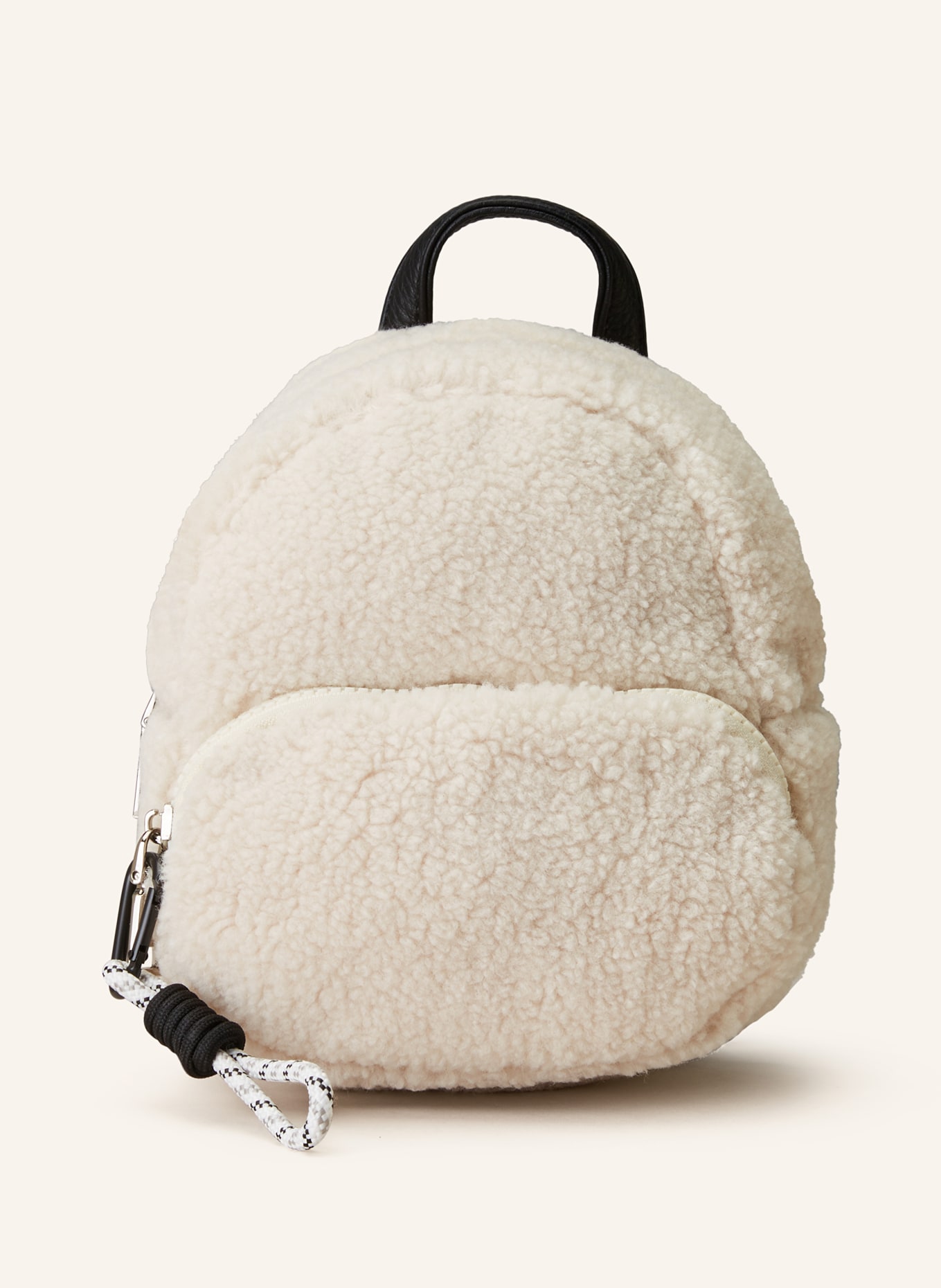 SEIDENFELT Backpack HELLVI with teddy, Color: CREAM (Image 1)