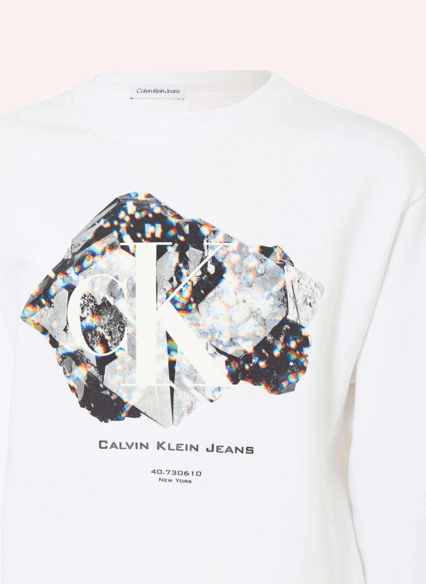 Calvin Klein Sweatshirt, Farbe: WEISS (Bild 3)