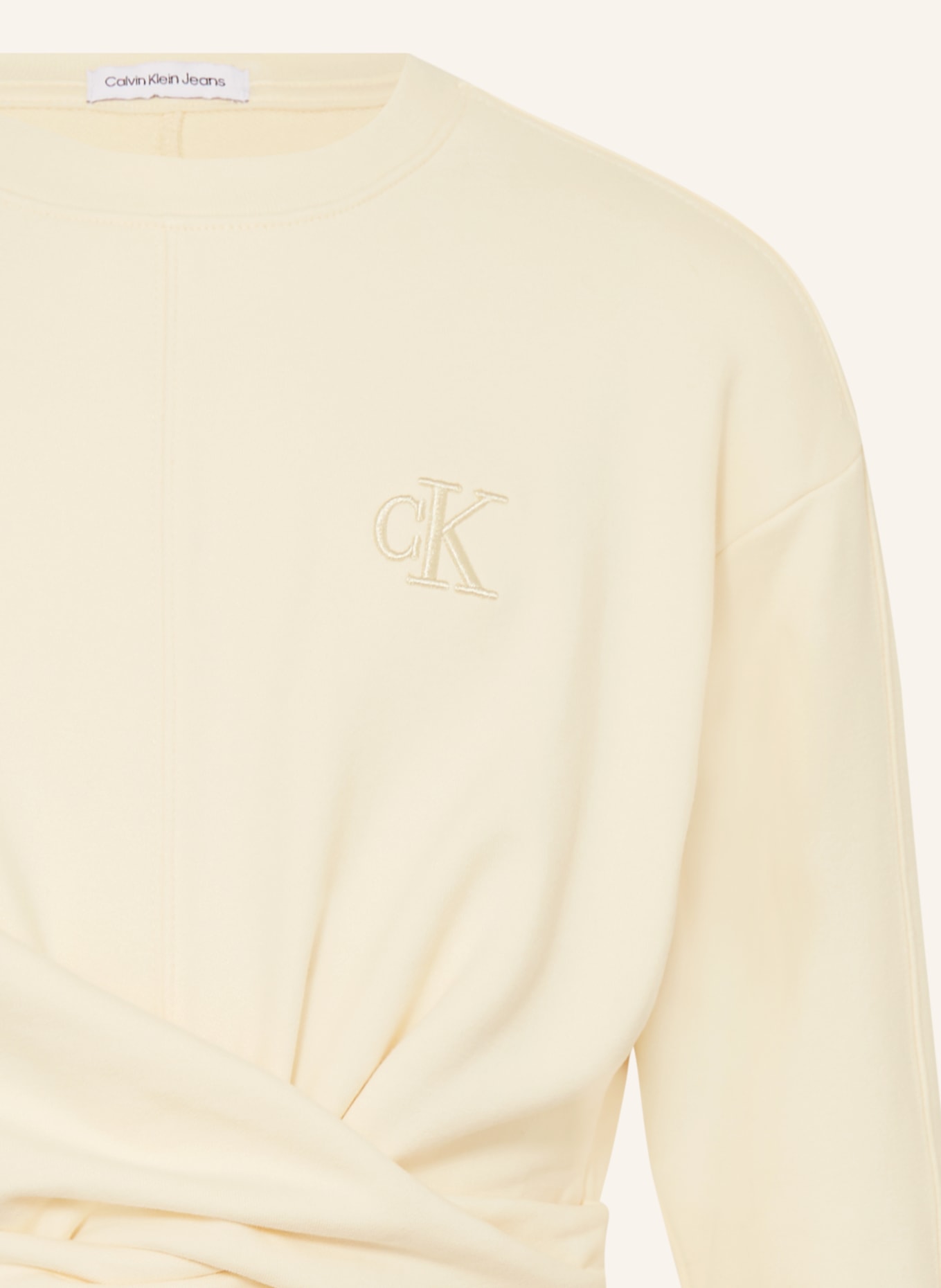 Calvin Klein Sweatkleid, Farbe: ECRU (Bild 3)