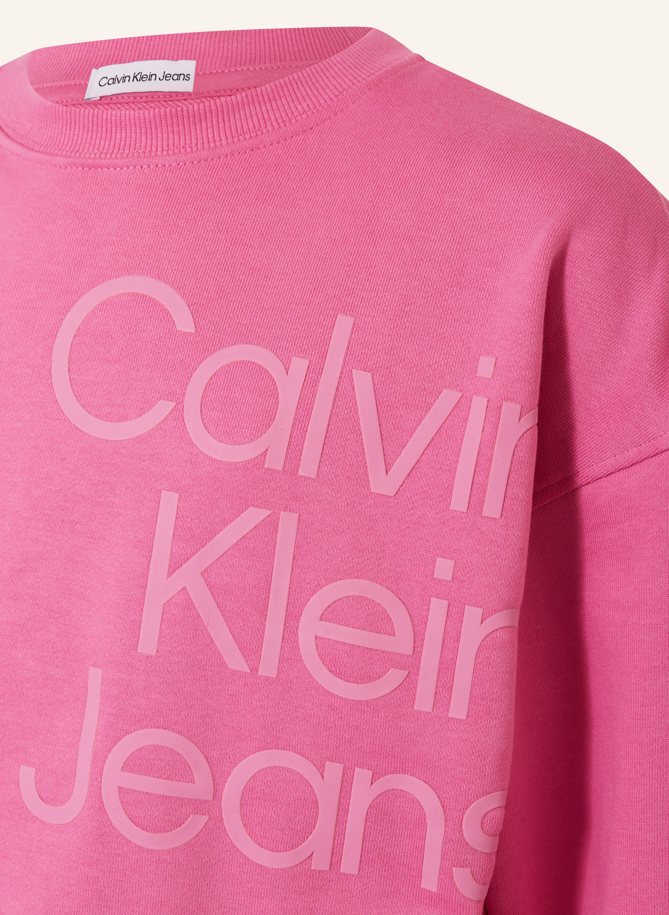 Calvin Klein Bluza nierozpinana, Kolor: MOCNORÓŻOWY (Obrazek 3)