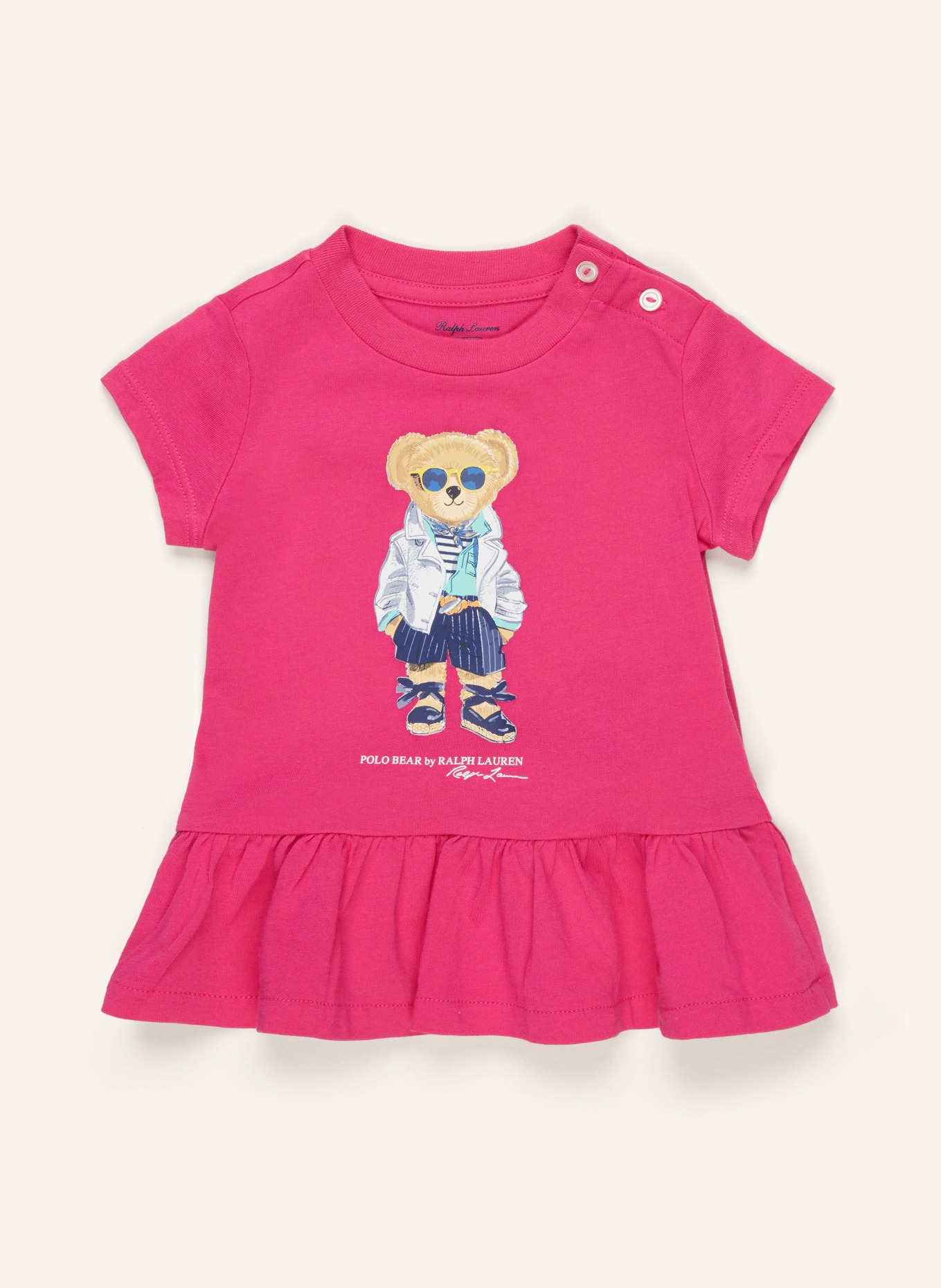 POLO RALPH LAUREN T-Shirt, Farbe: PINK/ DUNKELBLAU/ WEISS (Bild 1)