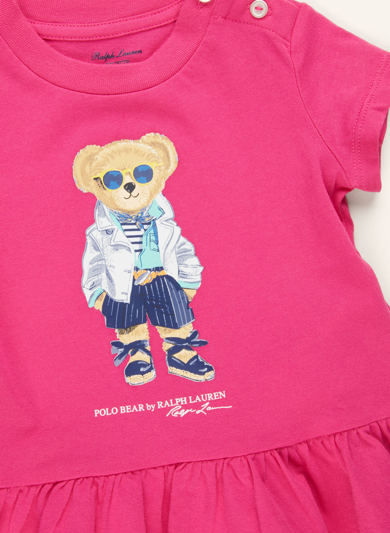 POLO RALPH LAUREN T-Shirt, Farbe: PINK/ DUNKELBLAU/ WEISS (Bild 3)