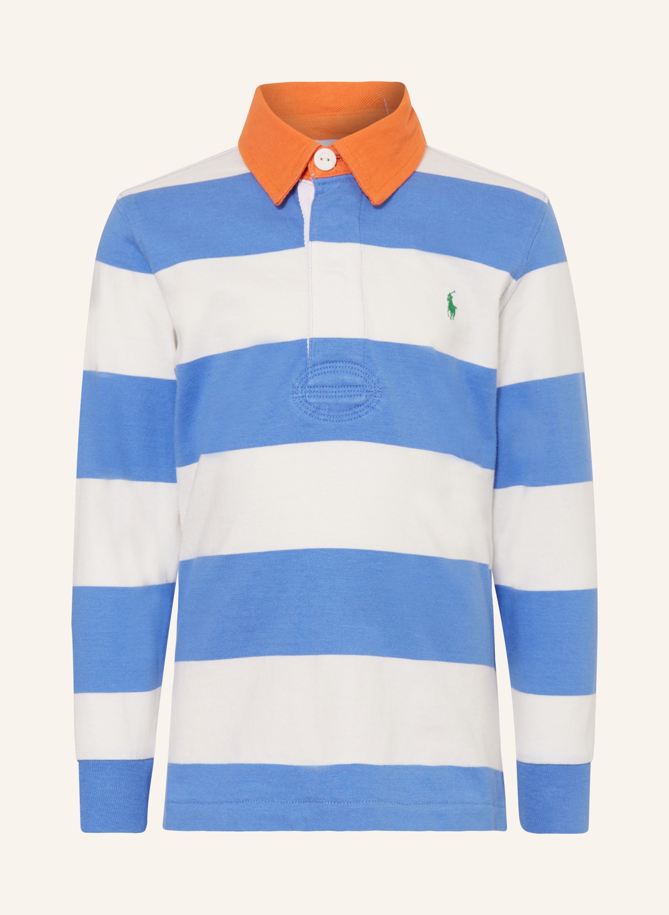 POLO RALPH LAUREN Jersey-Poloshirt, Farbe: BLAU/ SCHWARZ (Bild 1)