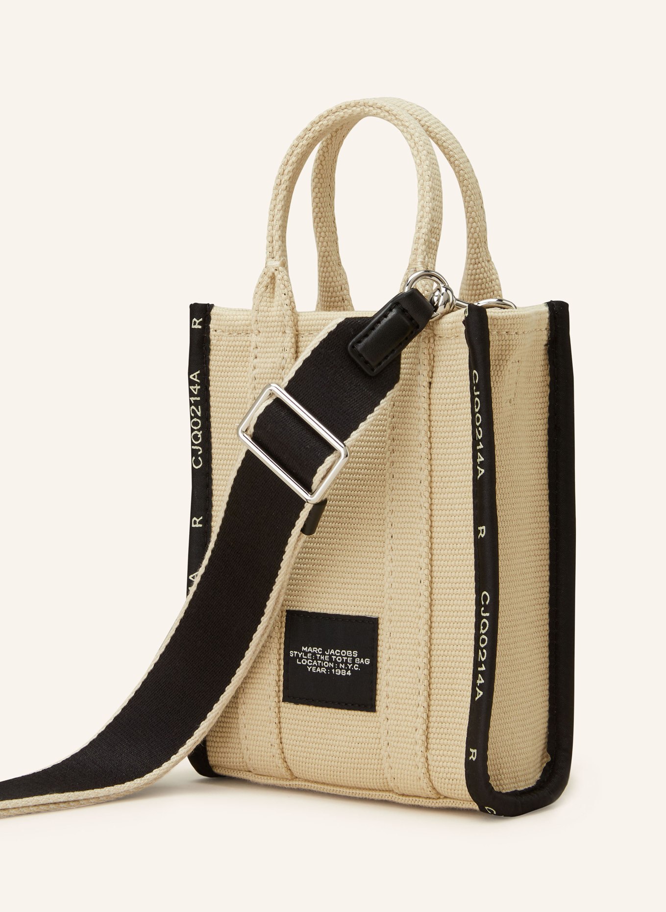 MARC JACOBS Crossbody bag THE PHONE TOTE, Color: CREAM/ BLACK (Image 2)