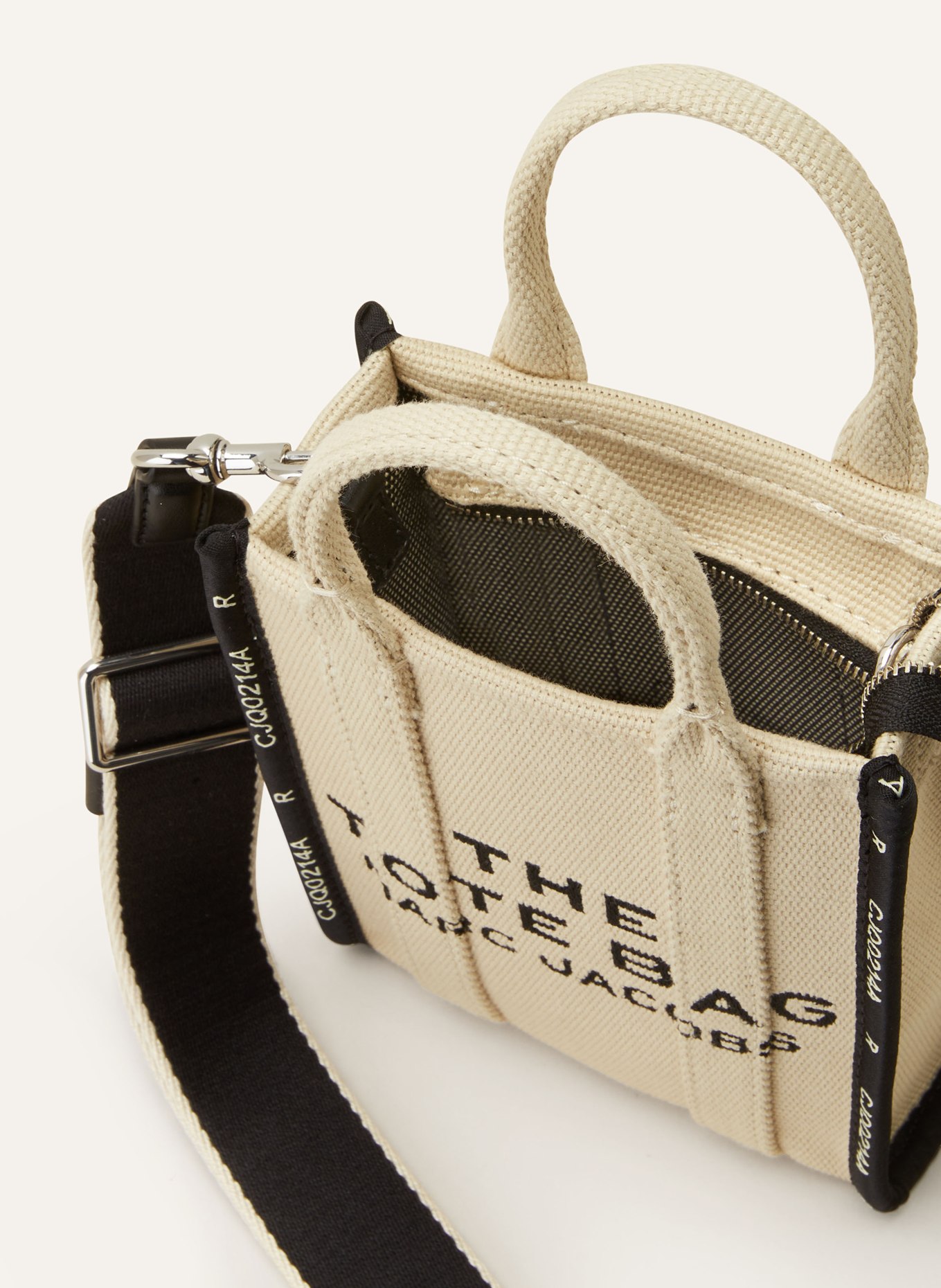 MARC JACOBS Crossbody bag THE PHONE TOTE, Color: CREAM/ BLACK (Image 3)