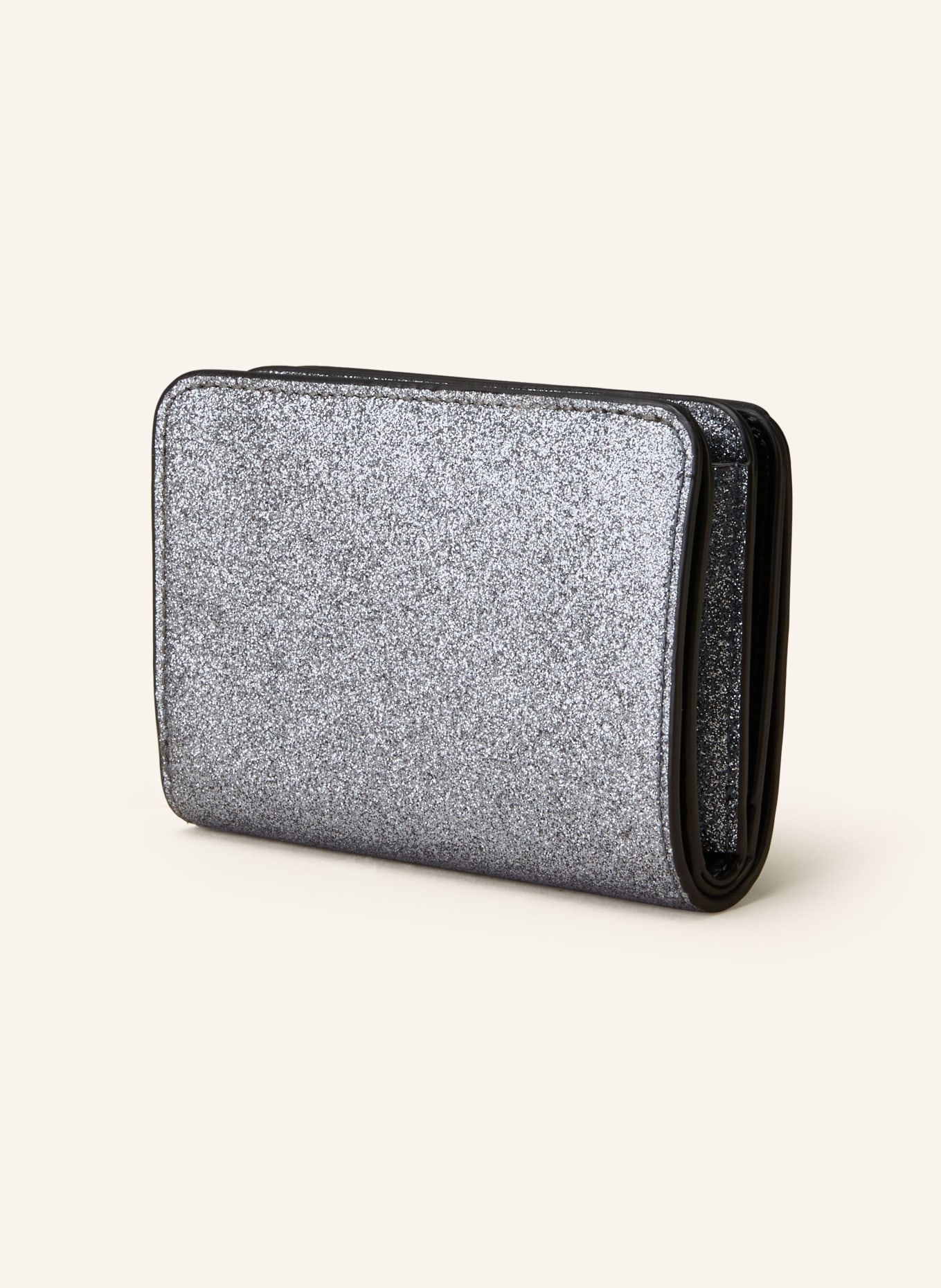 MARC JACOBS Wallet THE MINI COMPACT WALLET, Color: SILVER (Image 2)