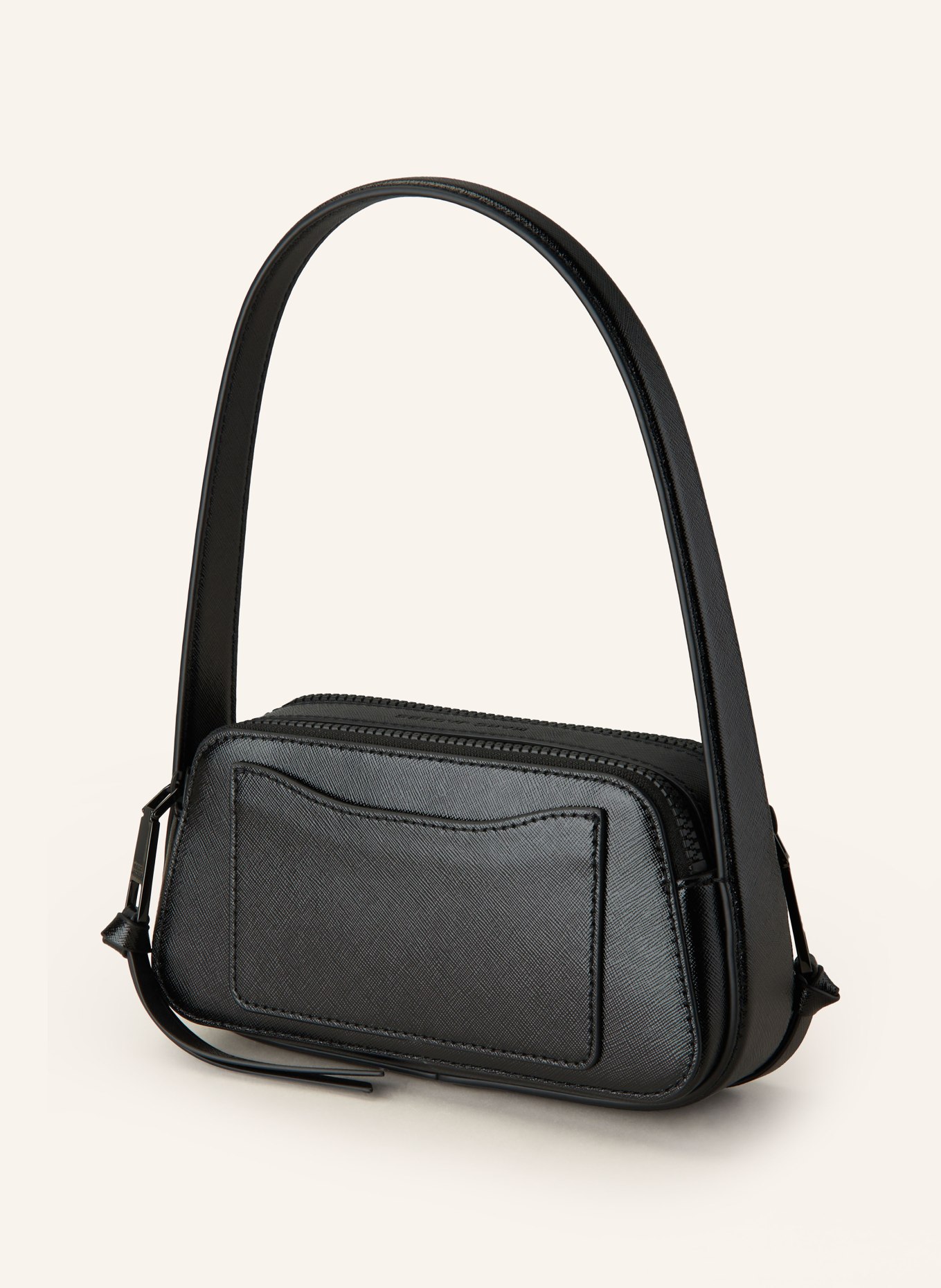 MARC JACOBS Saffiano shoulder bag THE SLINGSHOT, Color: BLACK (Image 2)