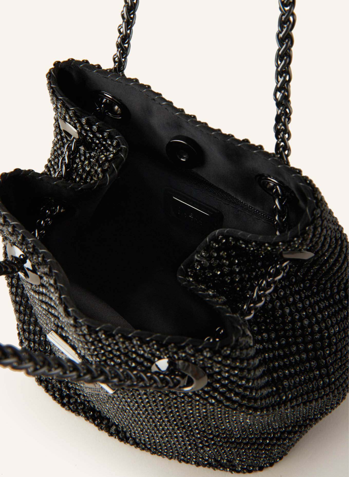 GUESS Handbag LUA with decorative gems, Color: BLACK (Image 3)