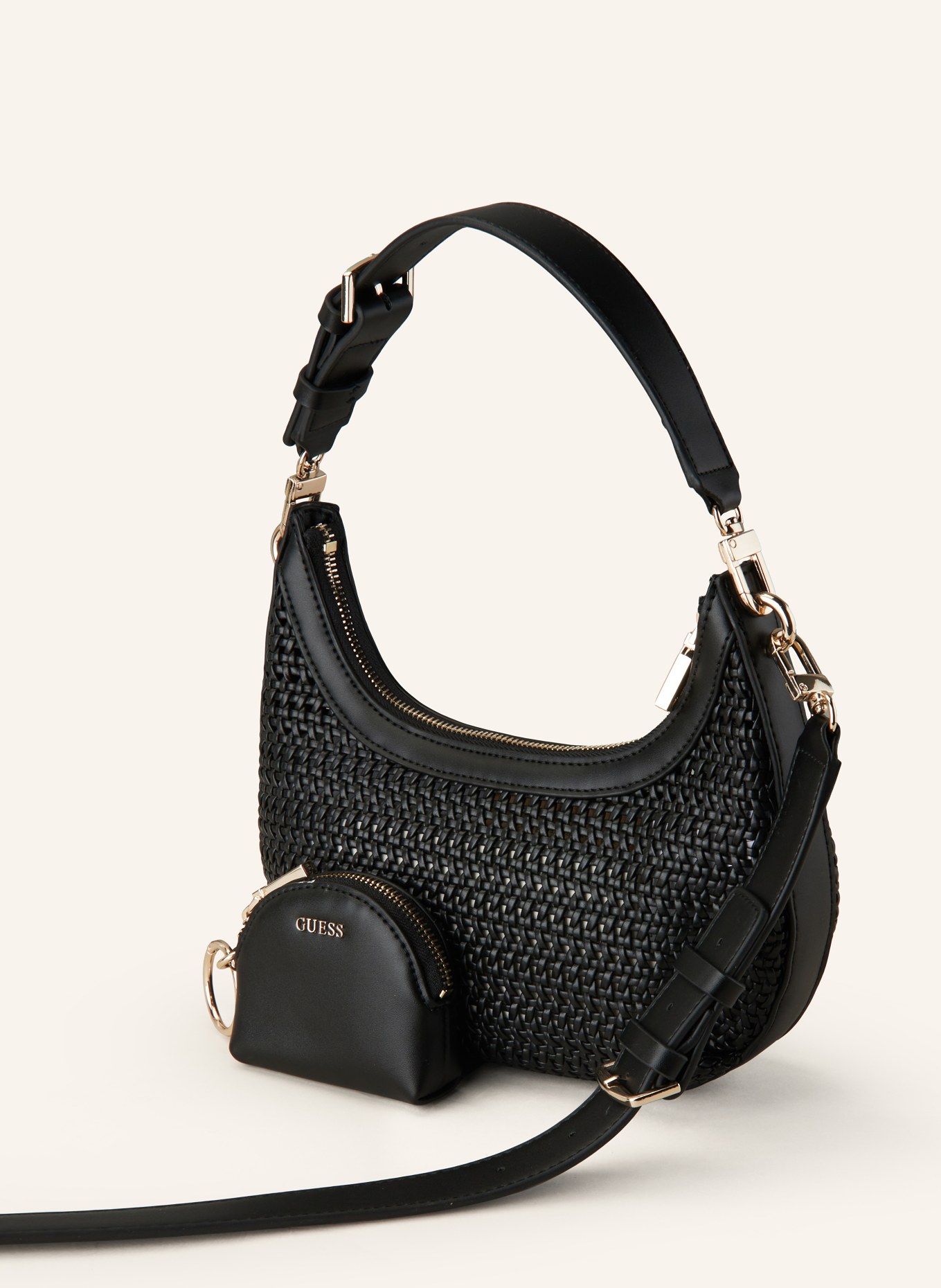 GUESS Crossbody bag EMELDA with pouch, Color: BLACK (Image 2)