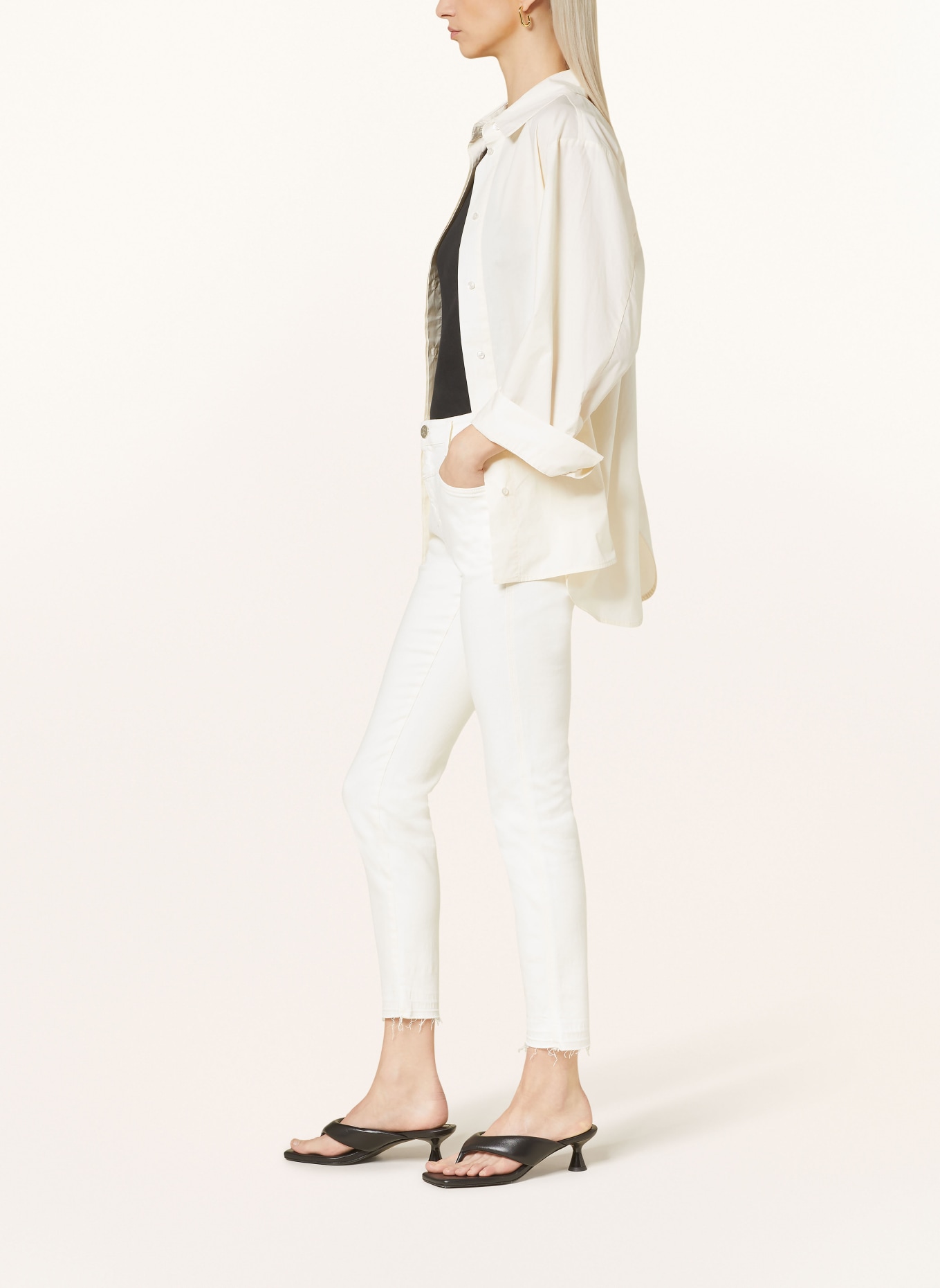 CLOSED Skinny jeans SKINNY PUSHER, Color: 218 IVORY (Image 4)