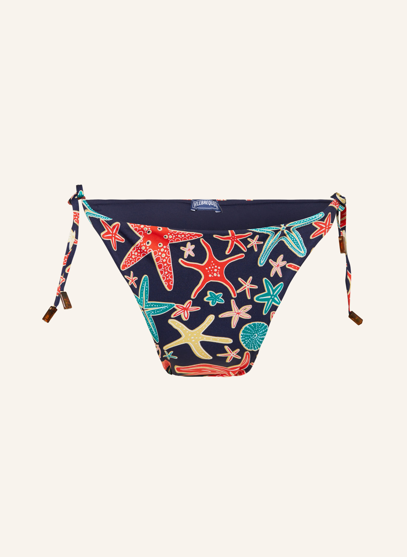 VILEBREQUIN Triangel-Bikini-Hose FLORE, Farbe: DUNKELBLAU/ GRÜN/ ROT (Bild 1)