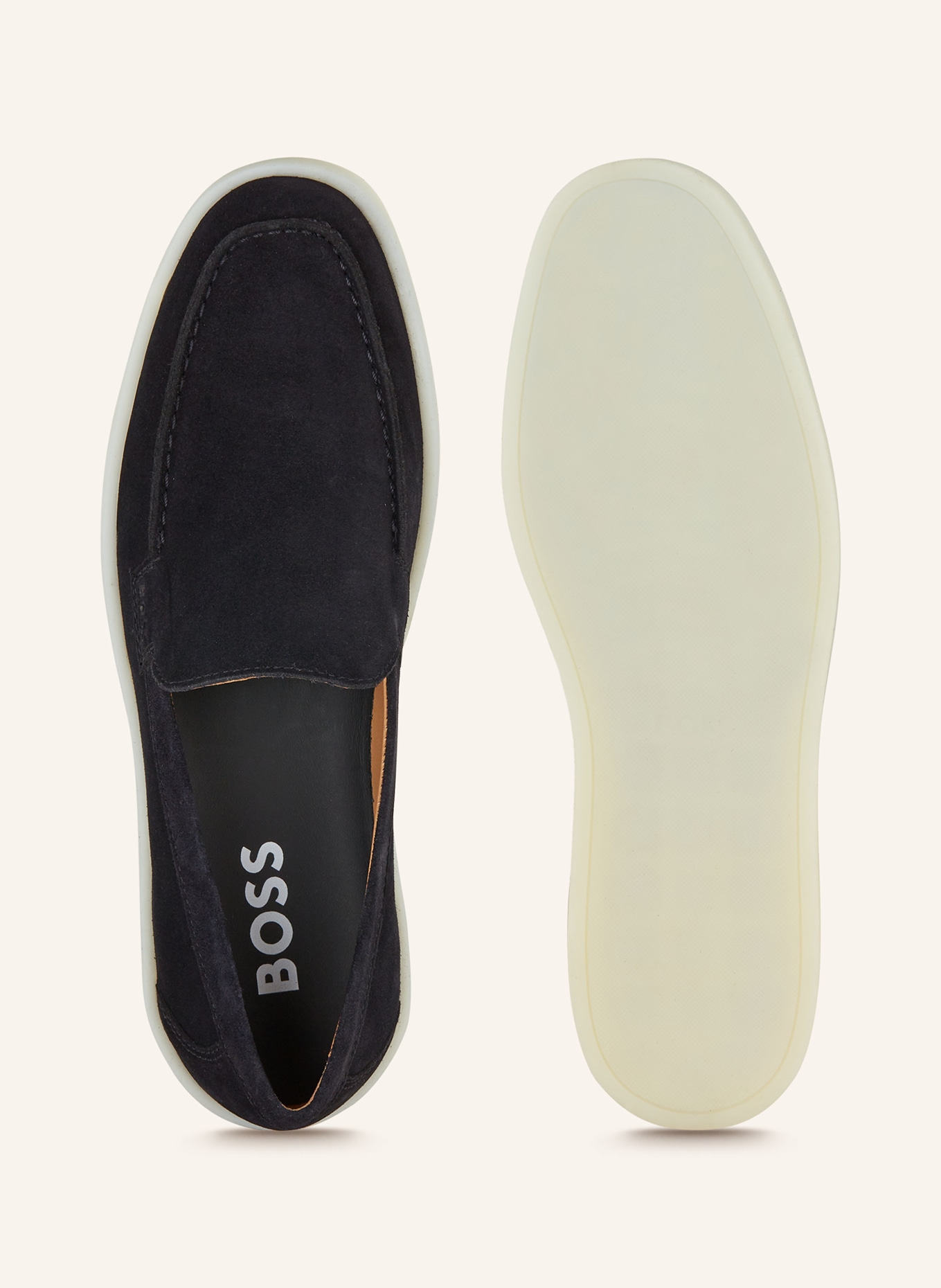 BOSS Loafersy CLAY, Kolor: GRANATOWY (Obrazek 5)