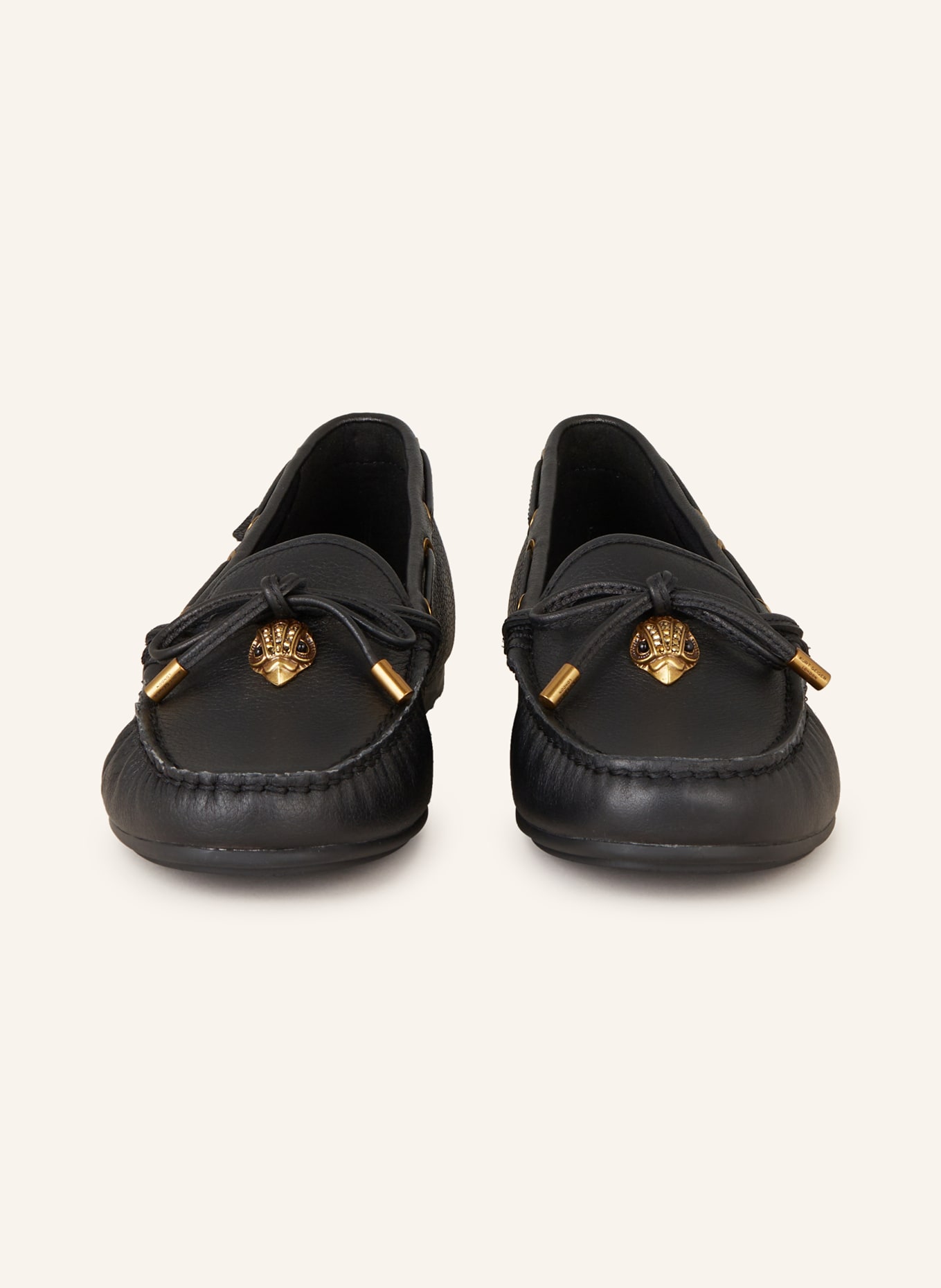 KURT GEIGER Loafers with decorative gems, Color: BLACK (Image 3)