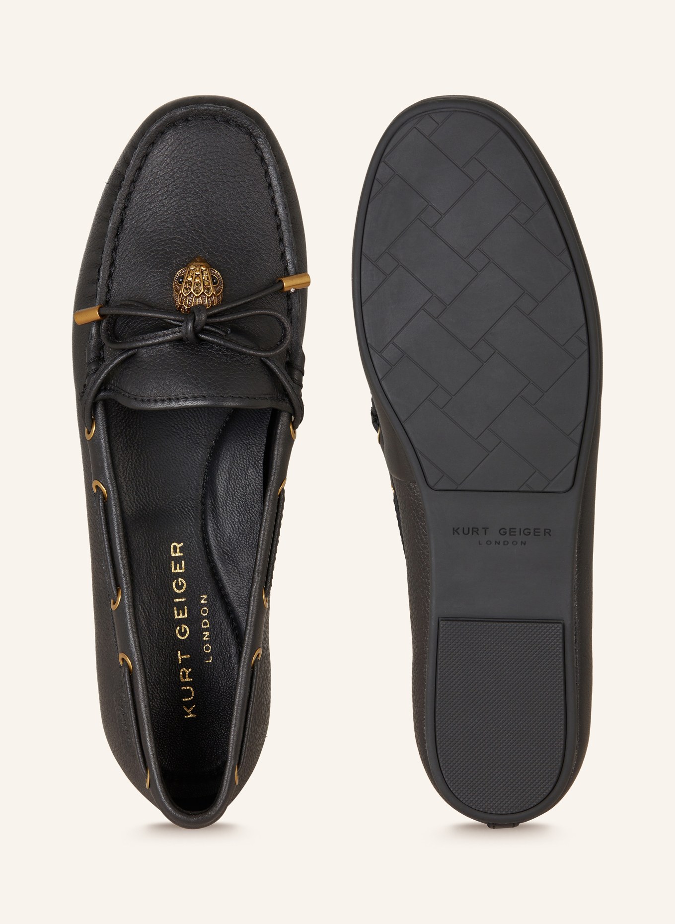 KURT GEIGER Loafers with decorative gems, Color: BLACK (Image 5)