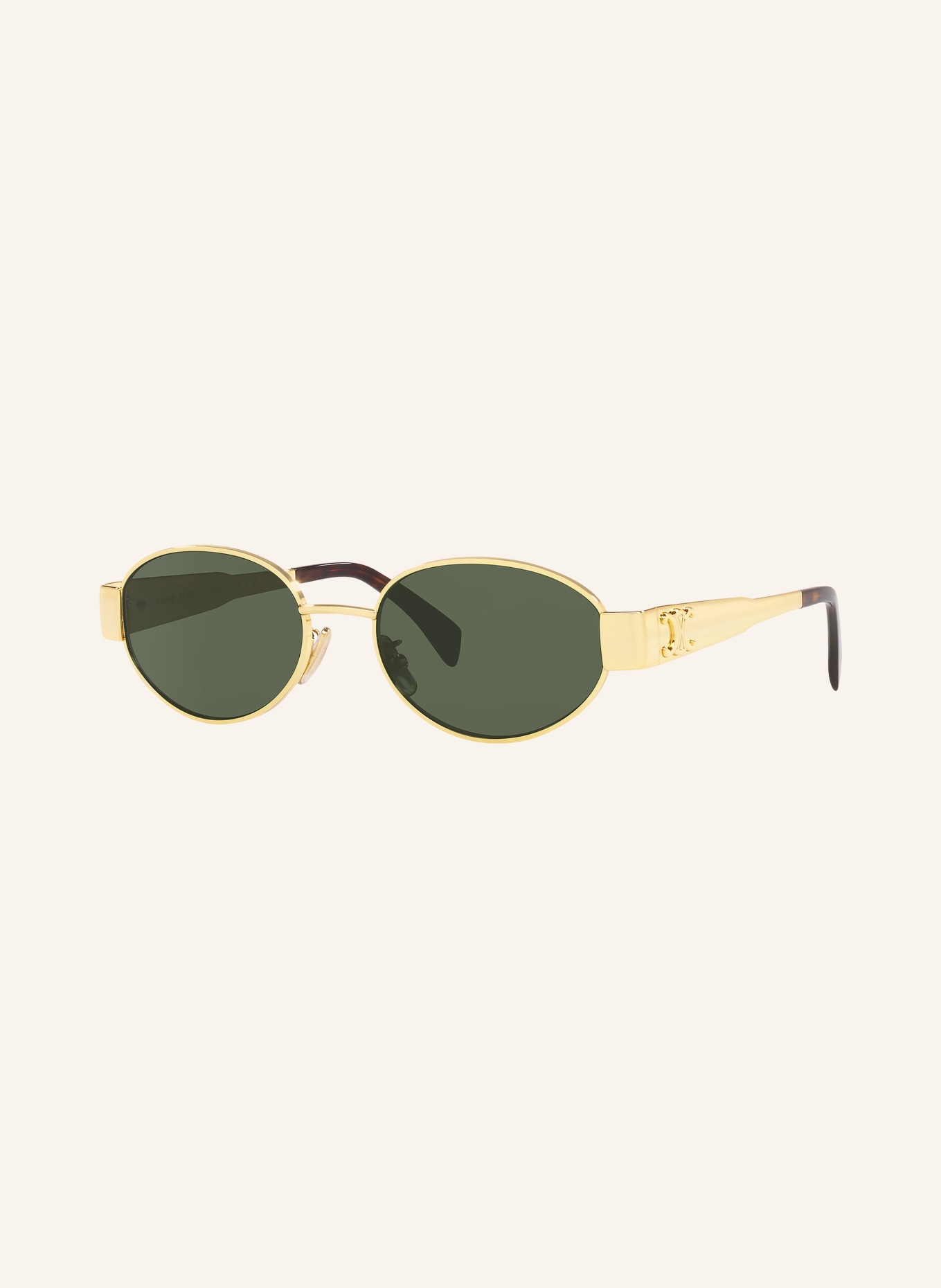 CELINE Sonnenbrille CL000350, Farbe: 2390J1 - GOLD/ GRÜN (Bild 1)