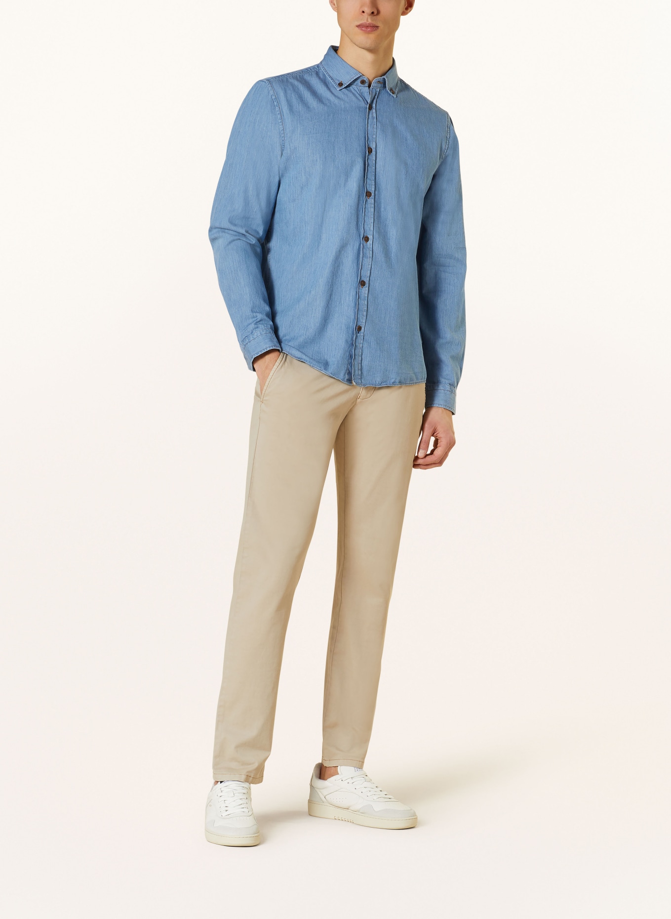 JOOP! JEANS Koszula HELI2 regular fit w stylu jeansowym, Kolor: NIEBIESKI (Obrazek 2)