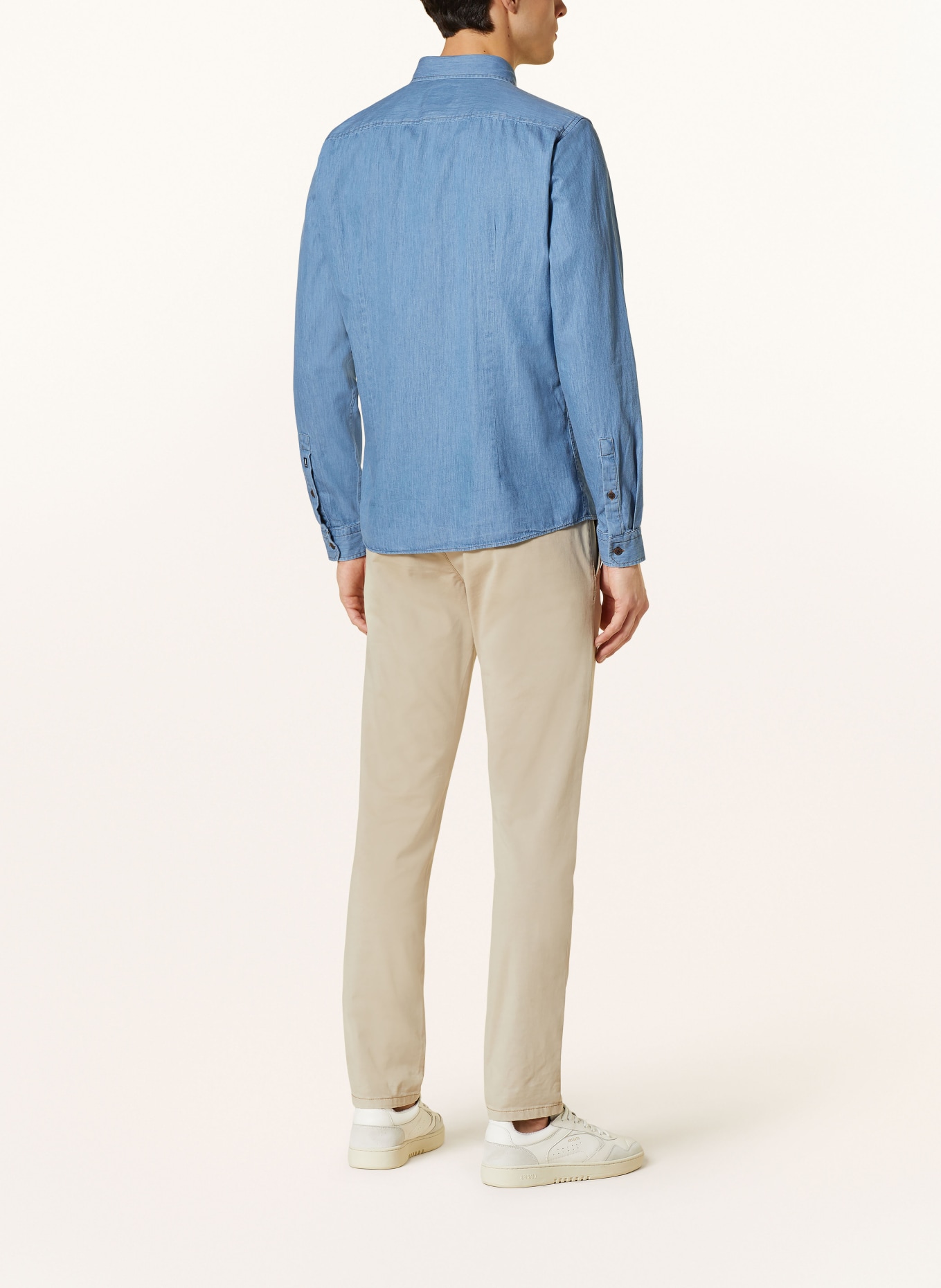 JOOP! JEANS Košile HELI2 Regular Fit v džínovém vzhledu, Barva: MODRÁ (Obrázek 3)