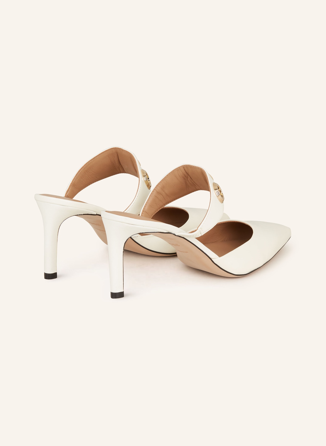 BOSS Mules JANET, Color: WHITE (Image 2)