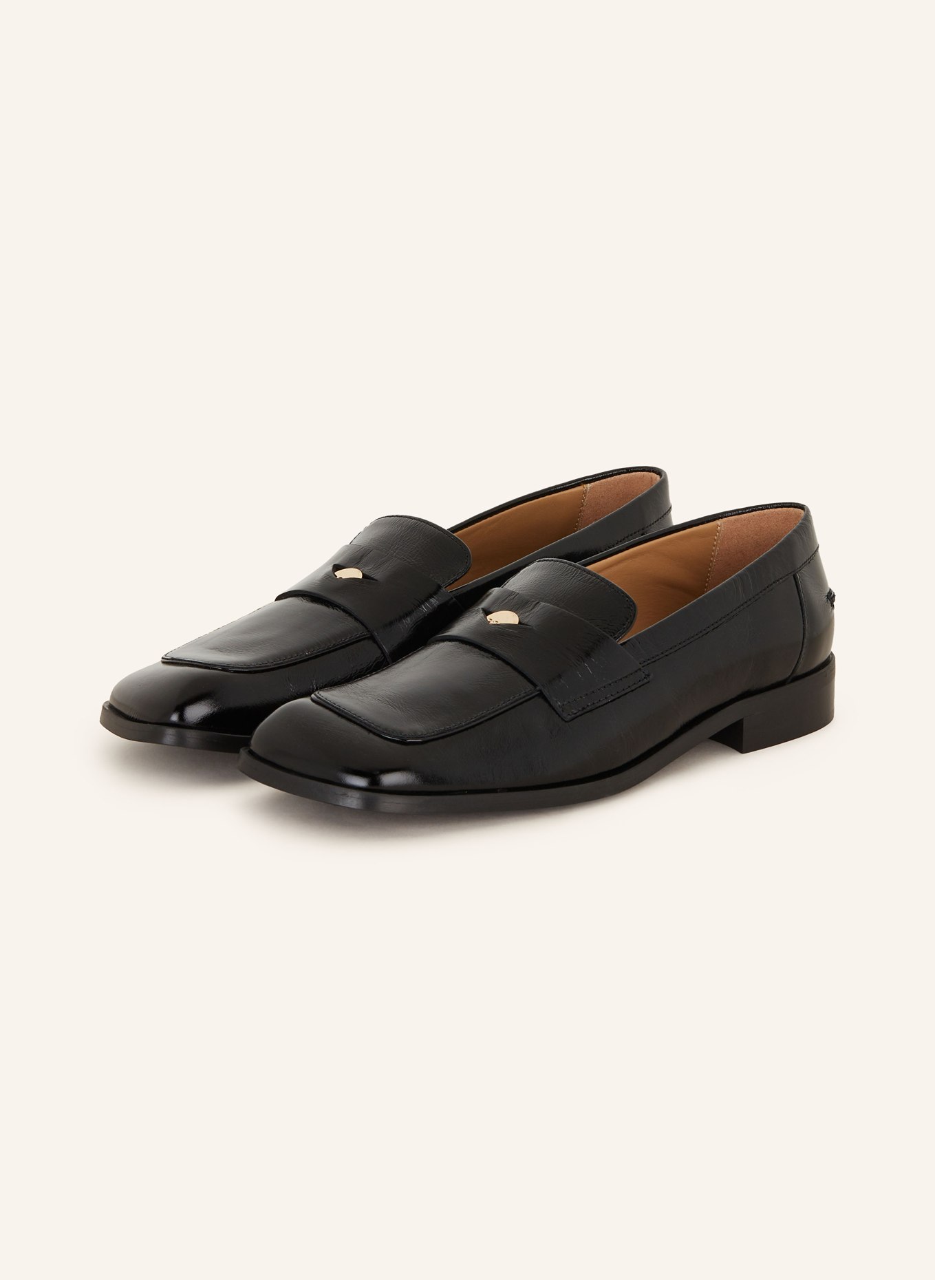 BOSS Penny loafers AYSHA, Kolor: CZARNY (Obrazek 1)