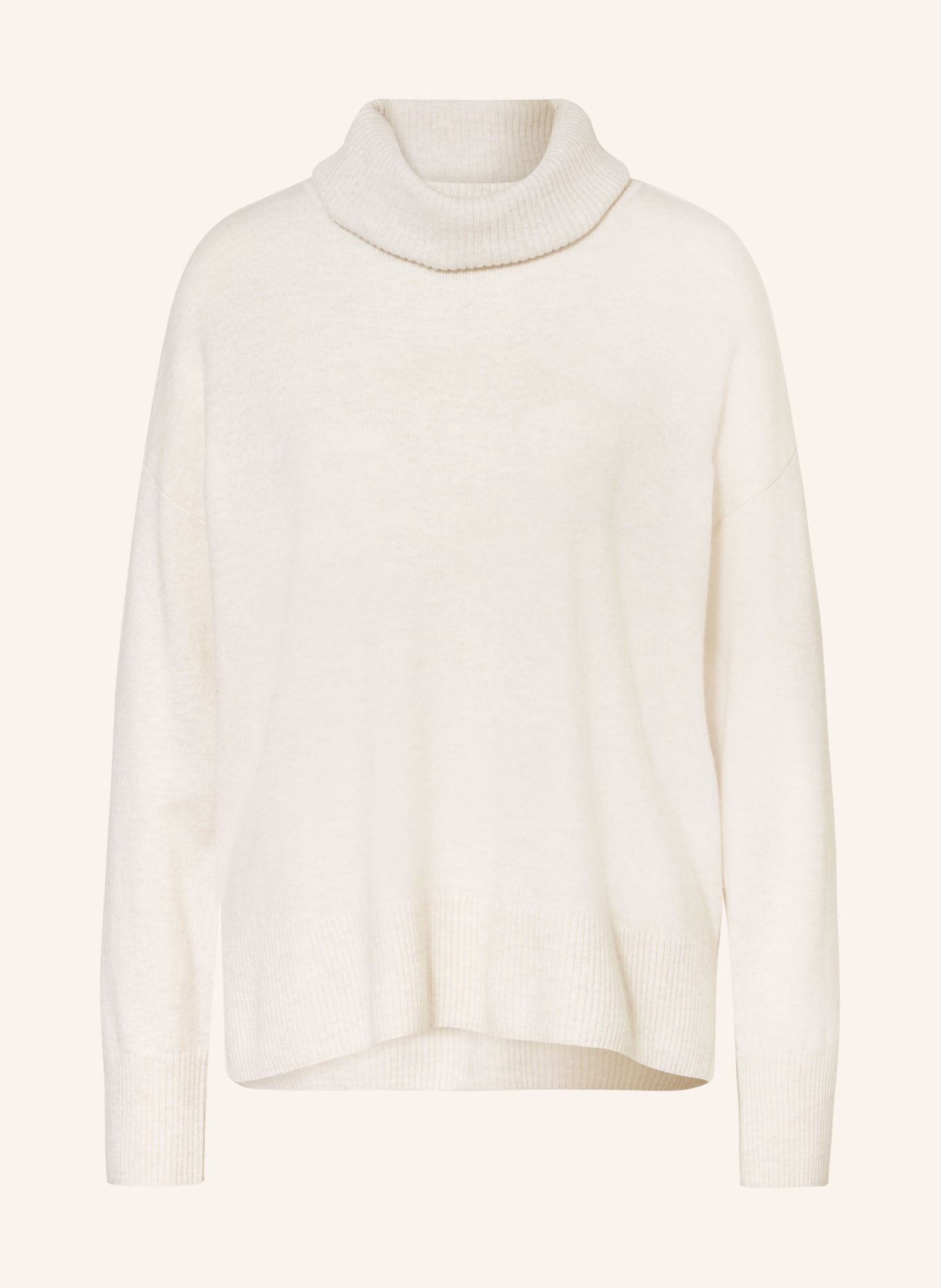comma Turtleneck sweater, Color: CREAM (Image 1)