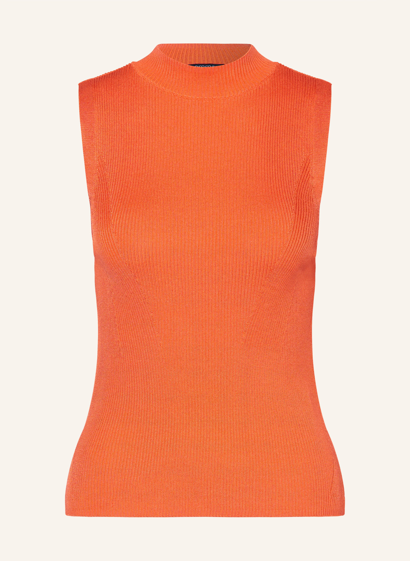 comma Sweater vest, Color: ORANGE (Image 1)