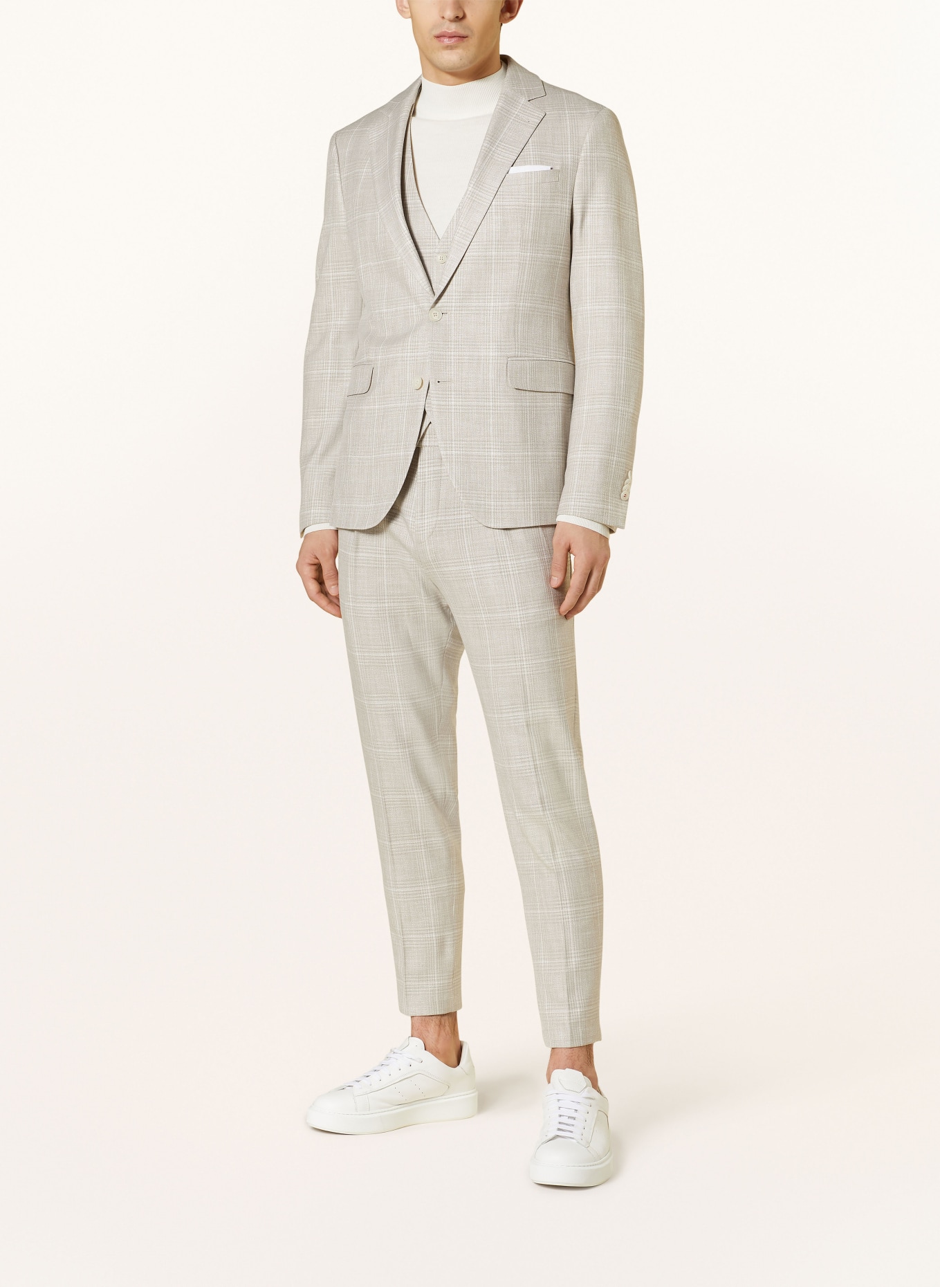 CINQUE Suit vest CIVITRA extra slim fit, Color: 22 hellbraun (Image 2)