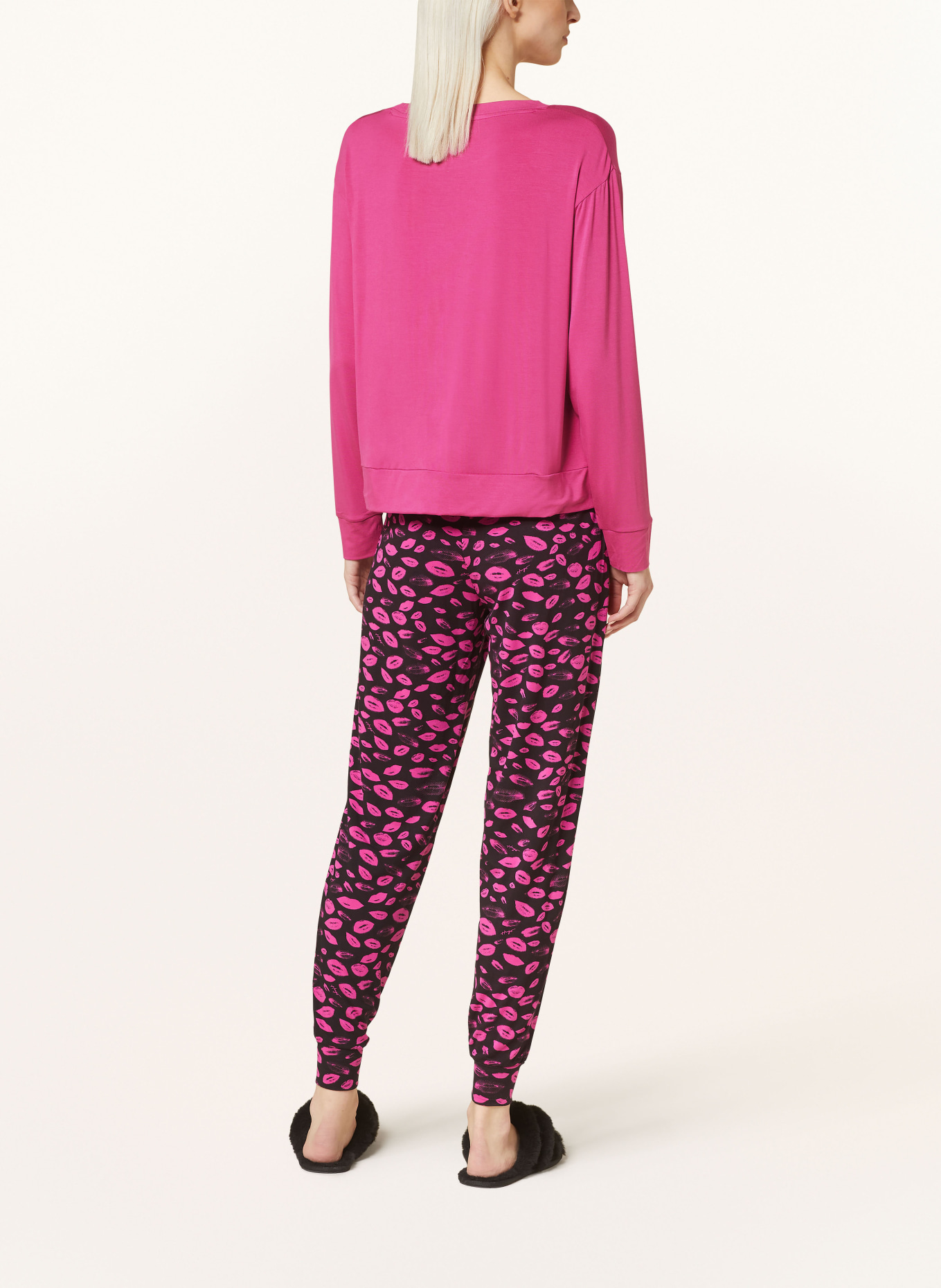 HUGO Pajama shirt UNITE, Color: FUCHSIA (Image 3)