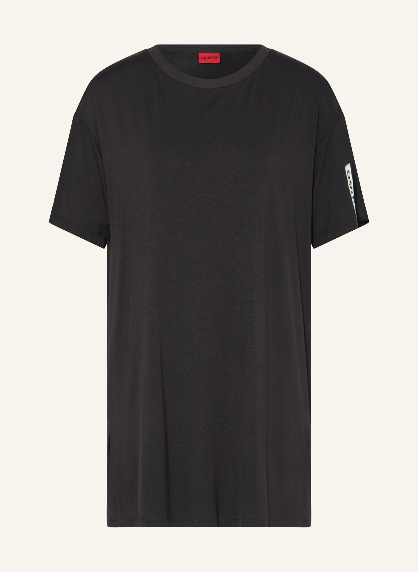 HUGO Nightgown, Color: BLACK (Image 1)