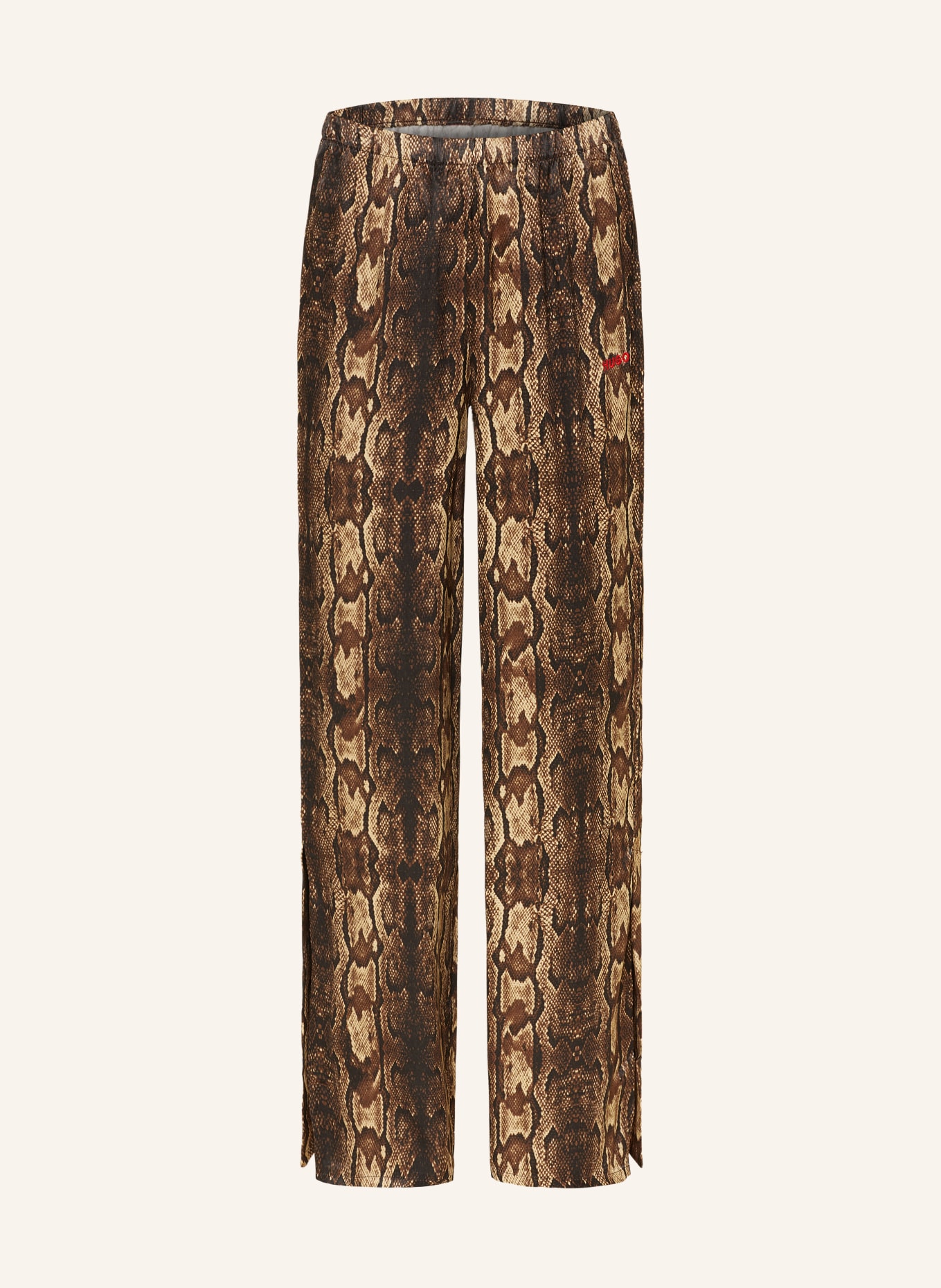 HUGO Pajama pants EXOTIKA, Color: BROWN/ DARK BROWN/ LIGHT BROWN (Image 1)
