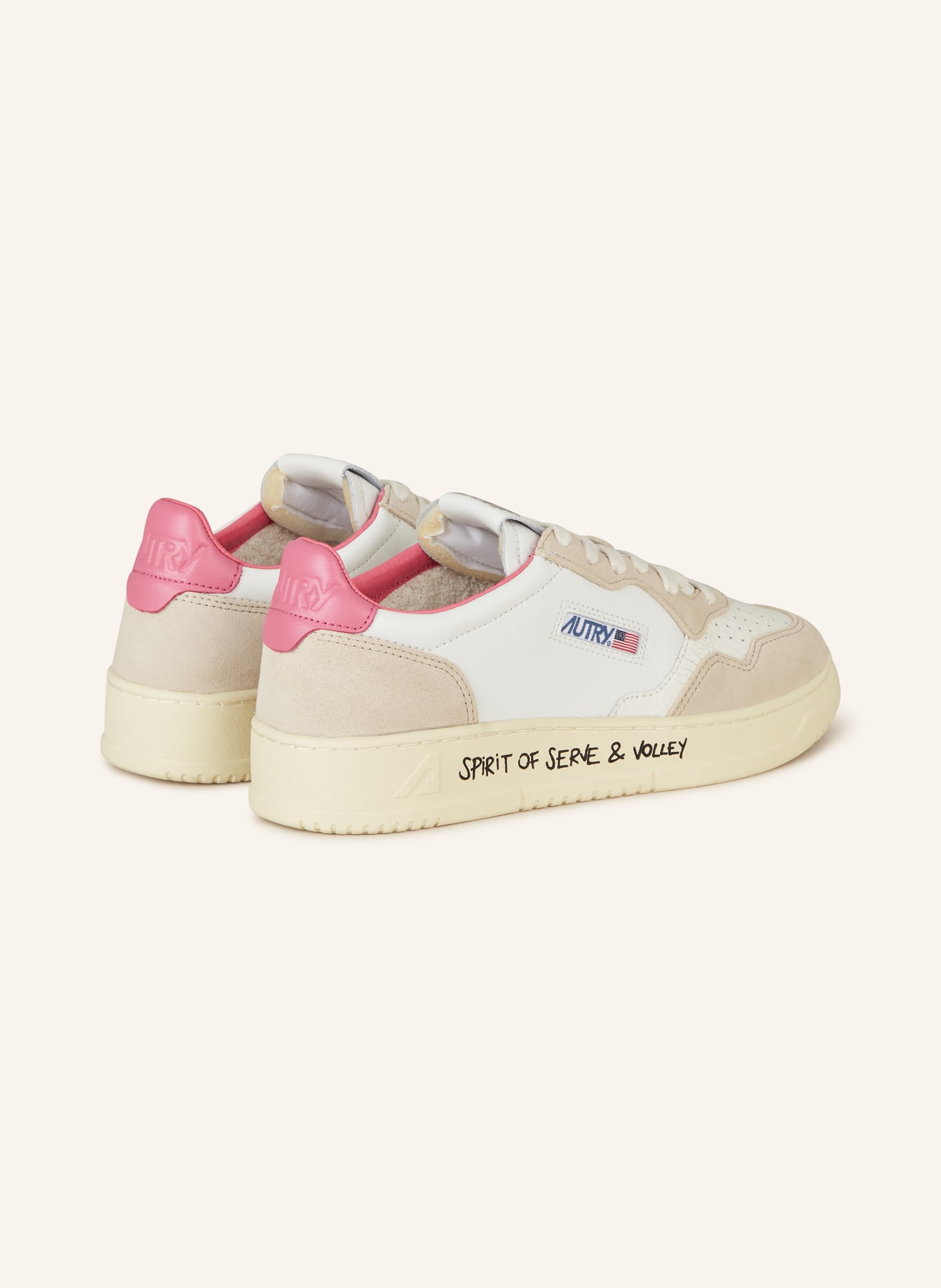 AUTRY Sneakers, Color: WHITE/ PINK (Image 2)